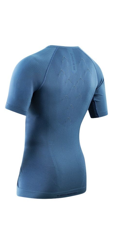 X-Bionic Laufshirt Xceed Ride Run Shirt (optimale Thermoregulation) slateblau/marine