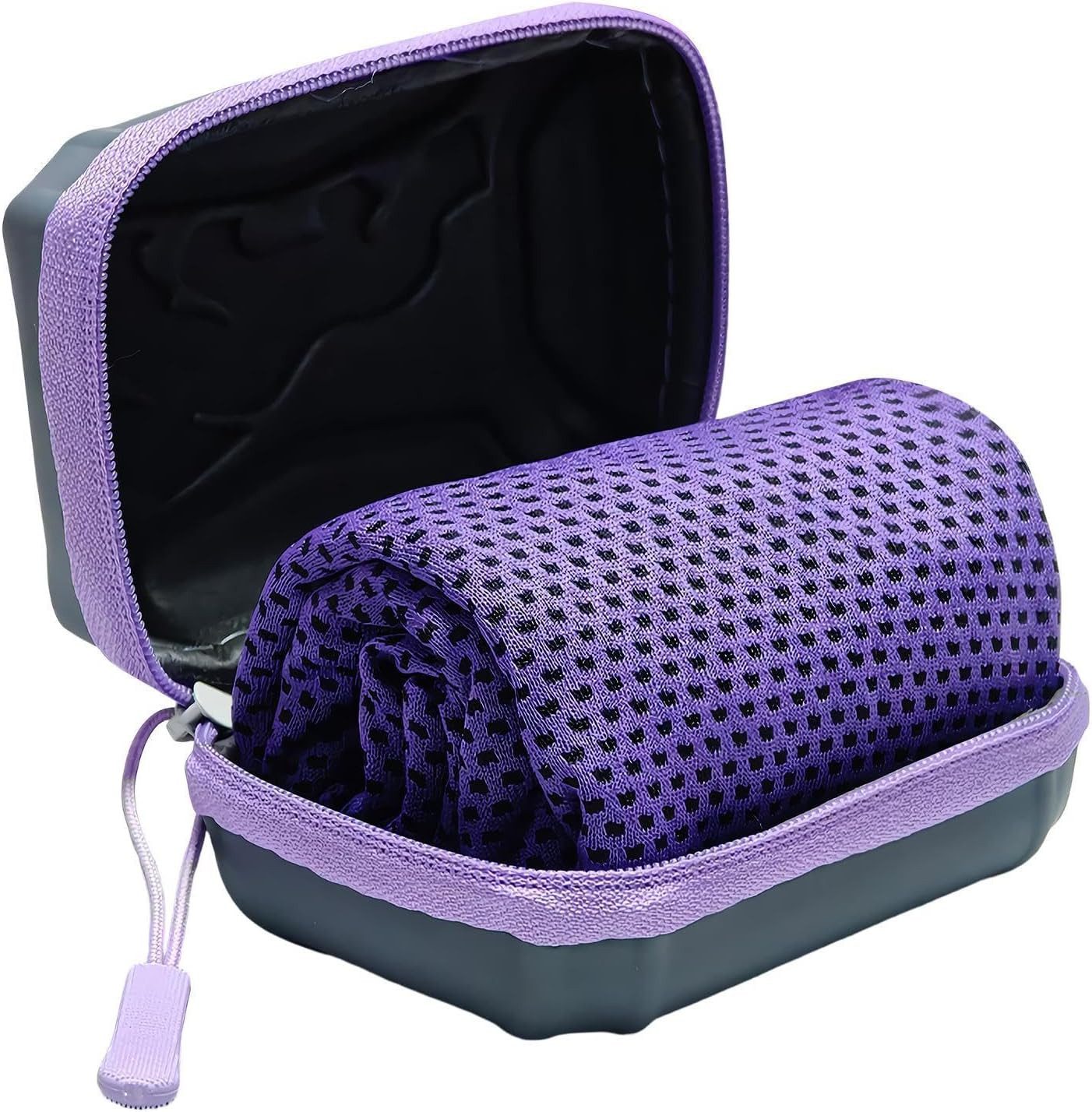 Diwzbyn Sporthandtuch Kühltuch Mit Aufbewahrungsbox, 30x80 Cm Kühlendes Handtuch, (1-St)