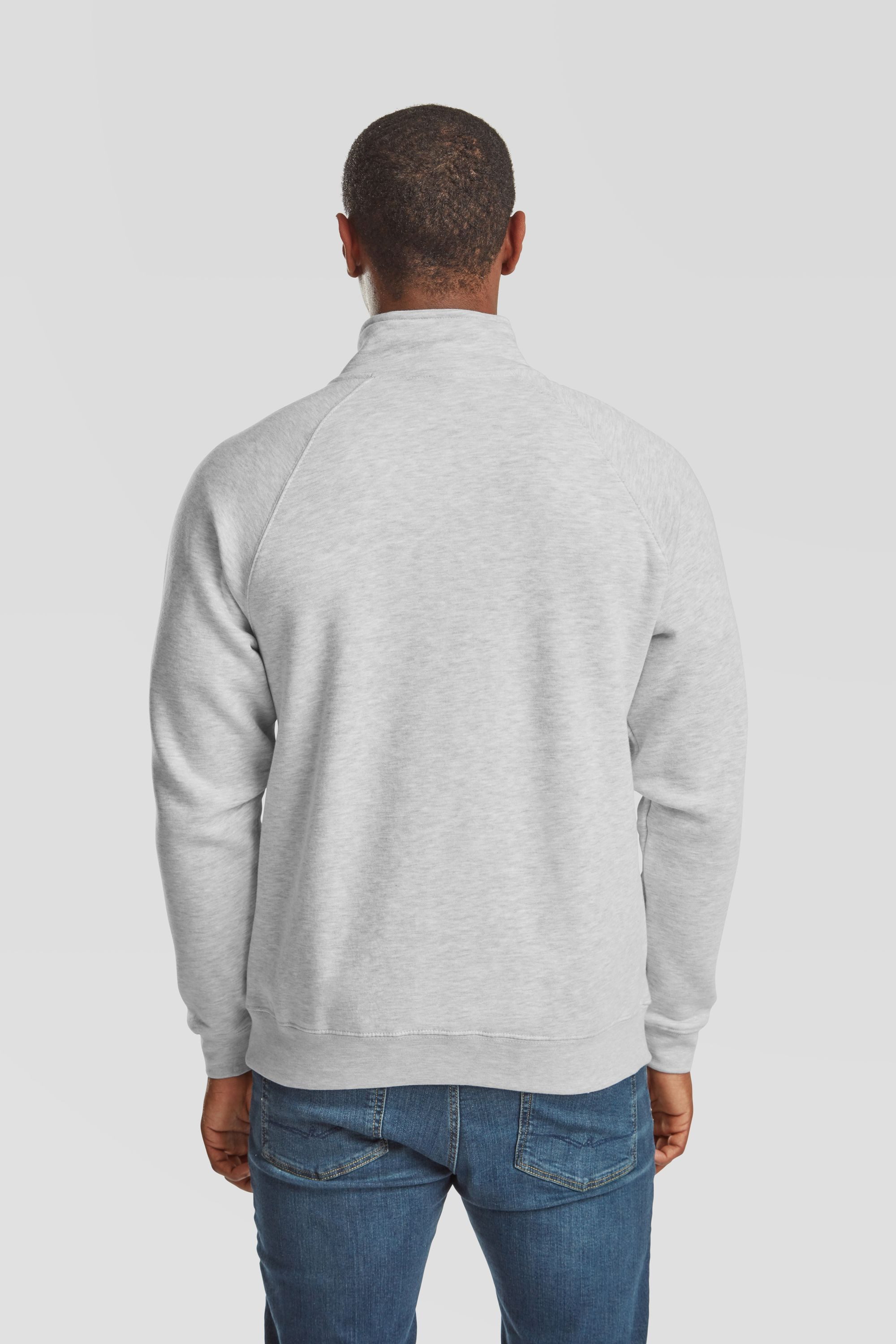 Fruit of the Loom Sweatshirt Fruit of the Loom Premium Zip Neck Sweat