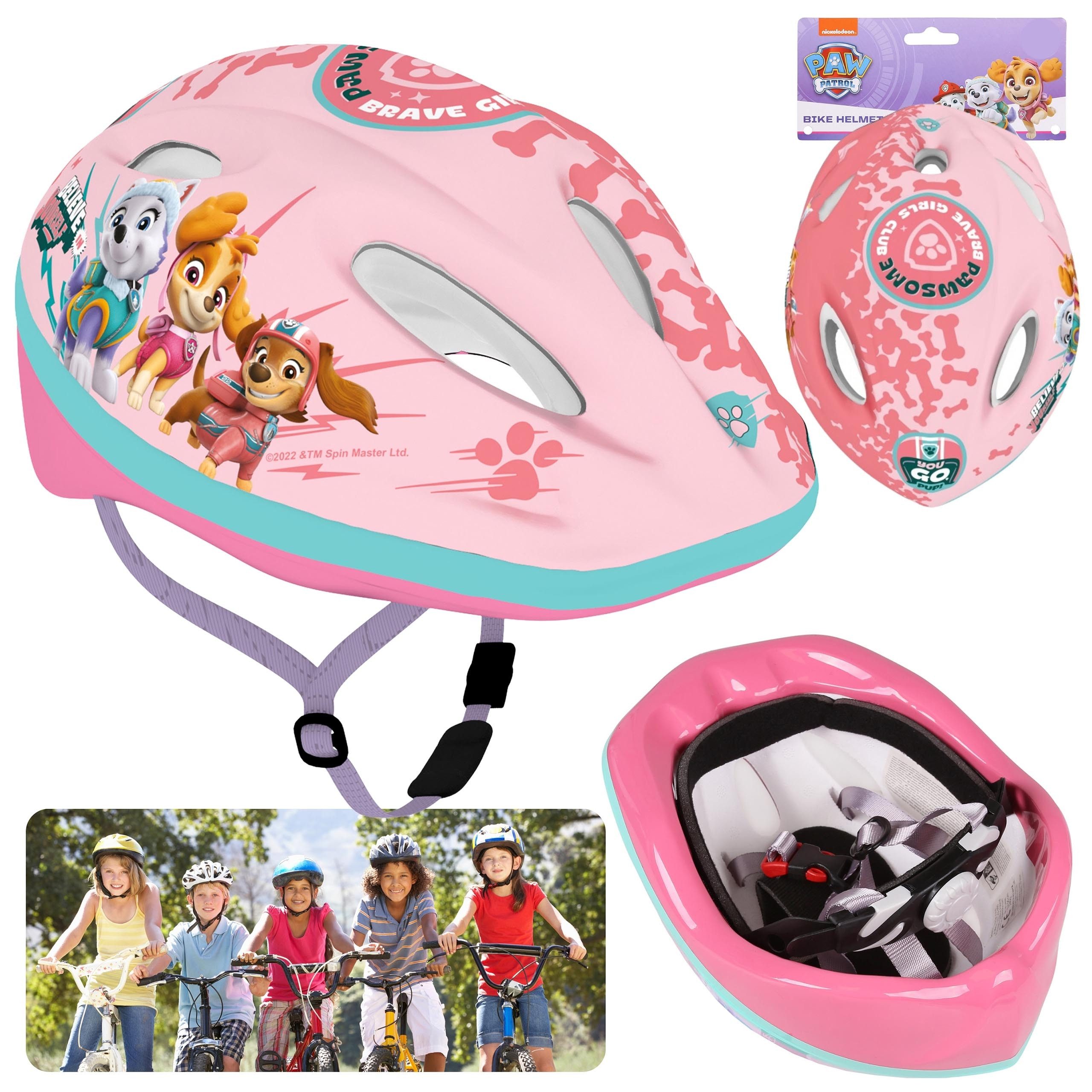 Sarcia.eu Kinderfahrradhelm Paw Patrol Skye Liberty Everest Kinderfahrradhelm,Mädchen,52-56 cm