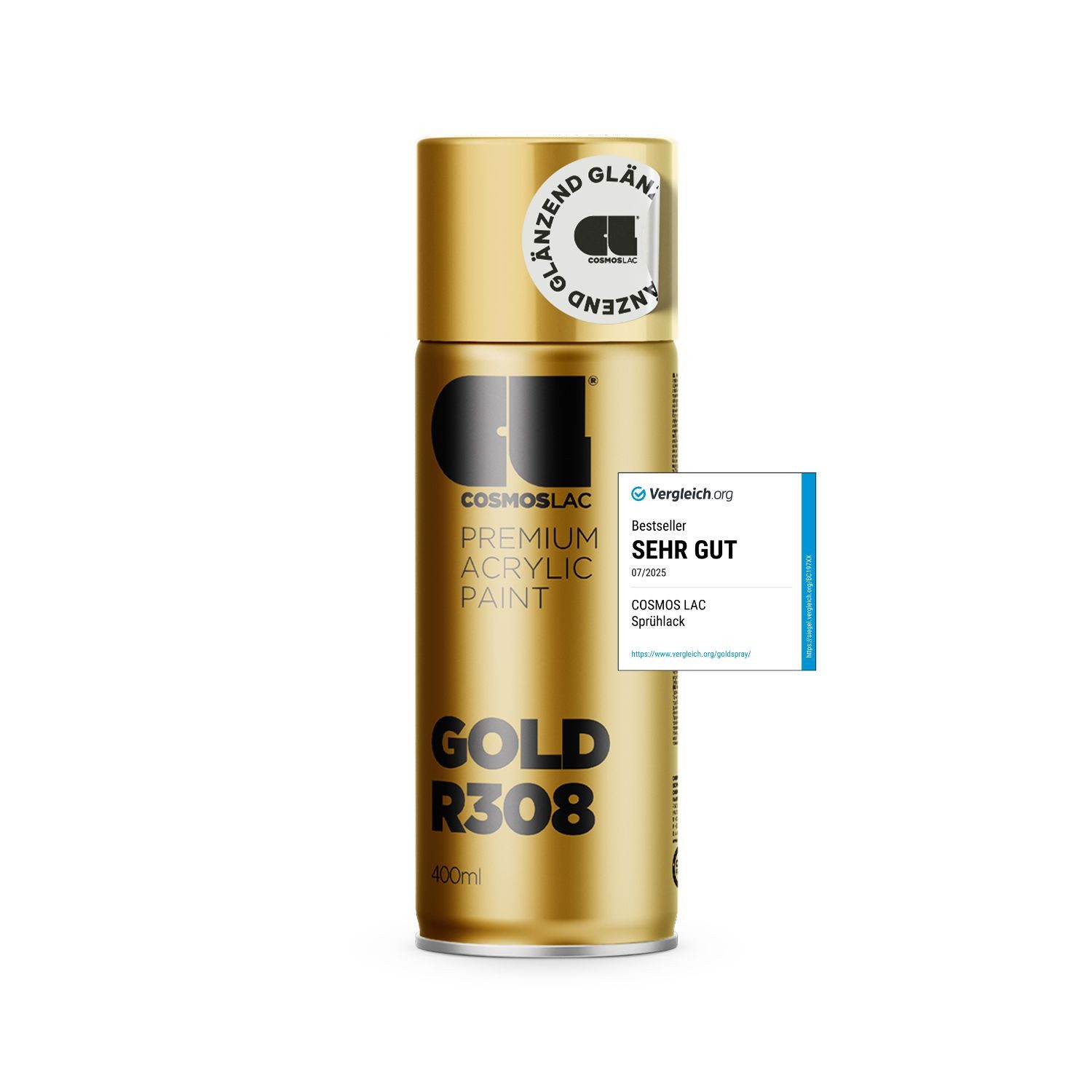 COSMOS LAC Sprühflasche COSMOS LAC Acryllack - Spraydose für DIY, Upcycling, Lackierarbeiten