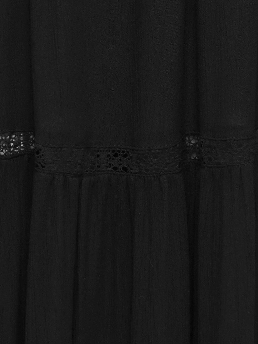 ONLY Maxikleid ONLMYA CHIARA S/S LONG V DRESS WVN Viskose