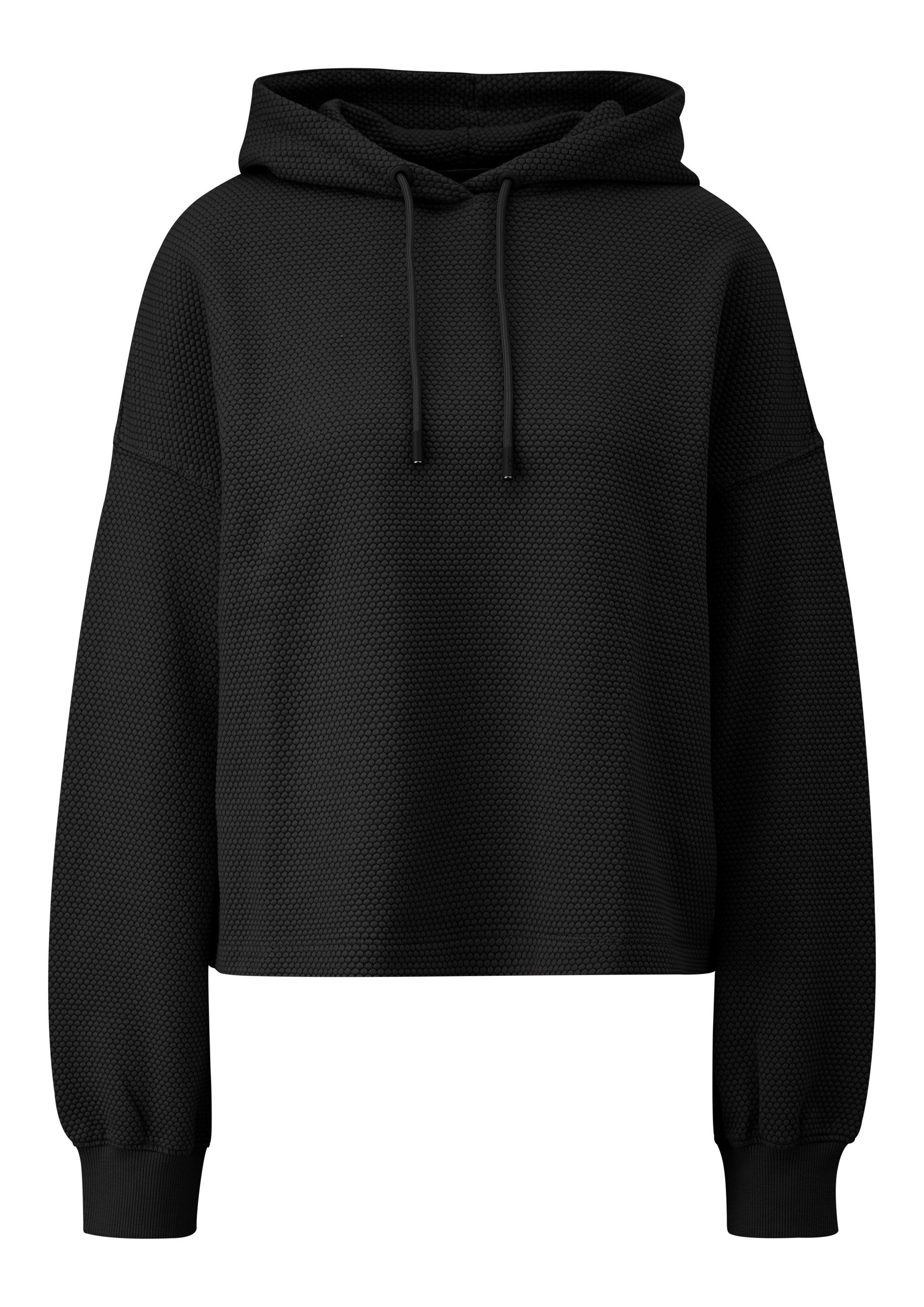 QS Sweatshirt Sweatshirt Sweatshirt mit Strukturmuster günstig online kaufen