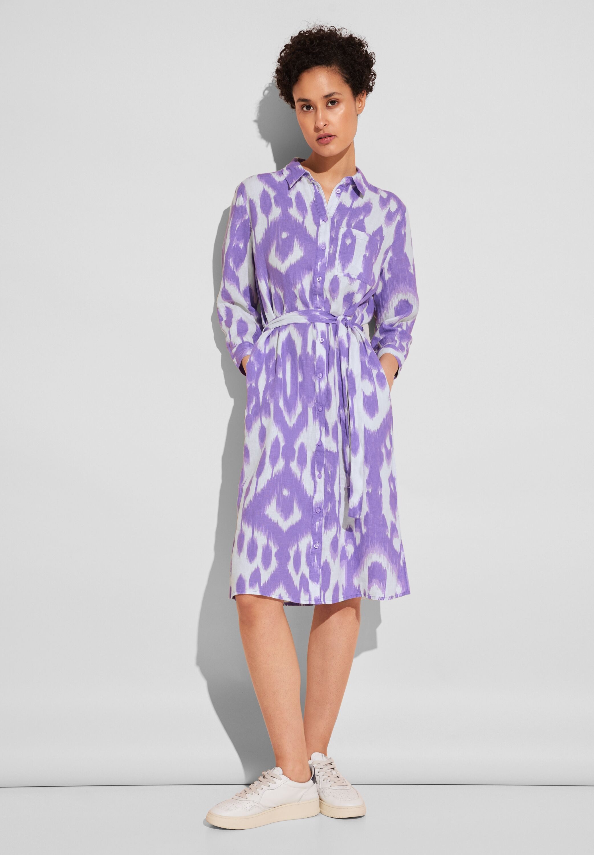 STREET ONE Blusenkleid aus Leinen