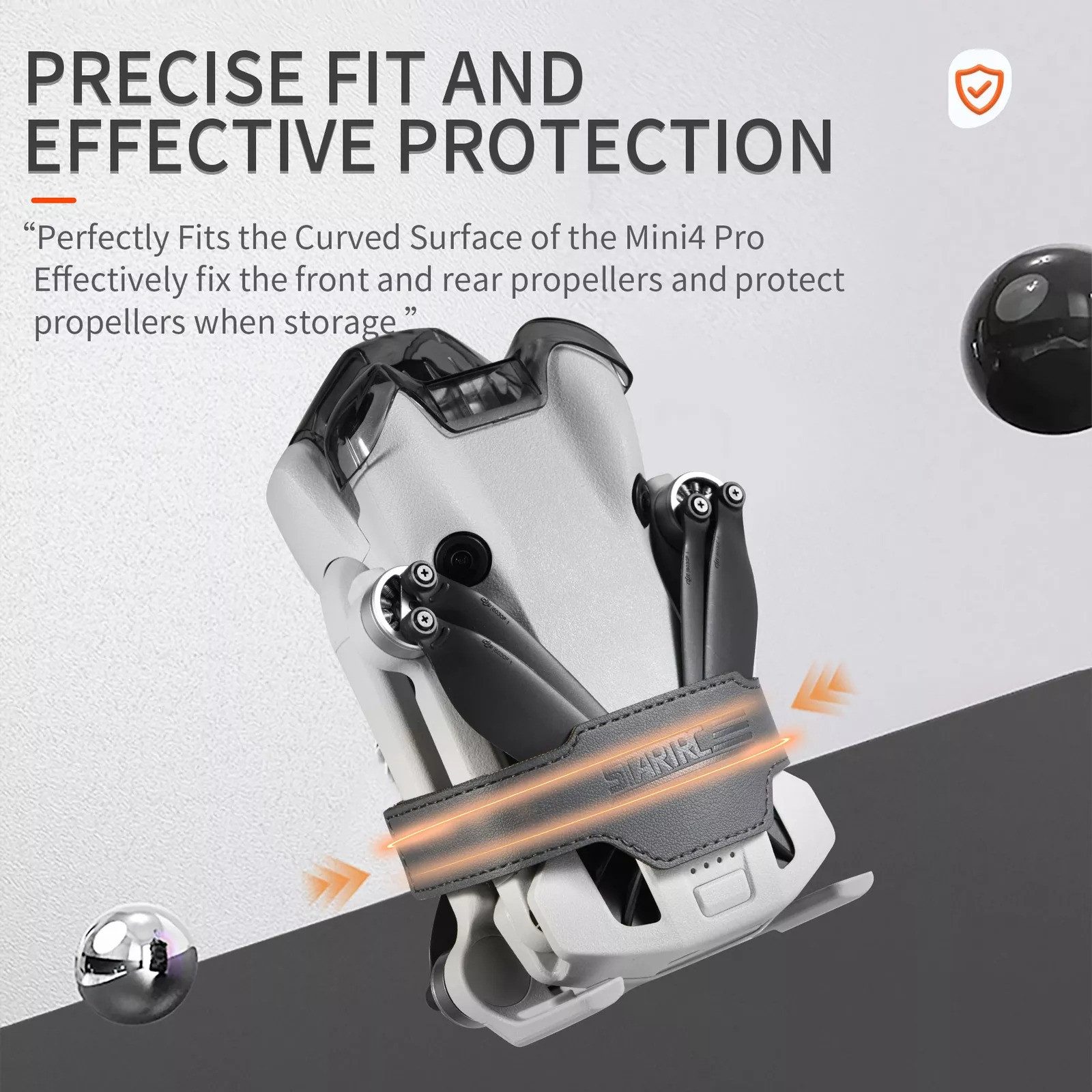 STARTRC Propellerhalter für DJI Mini 4 Pro Propellerschutzgurt Zubehör Drohne