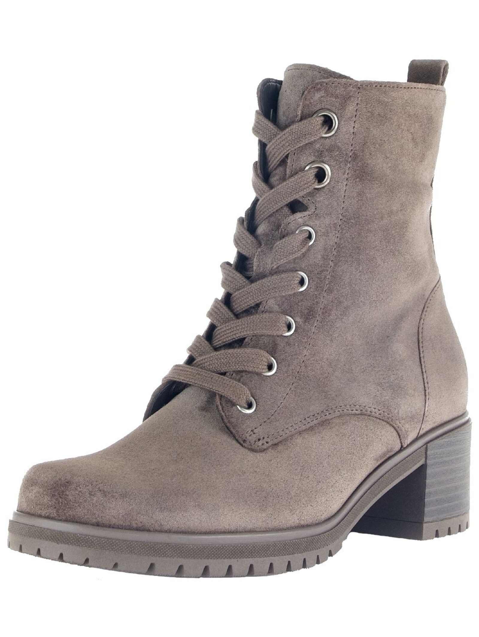 Gabor Stiefelette Veloursleder Schnürstiefelette günstig online kaufen