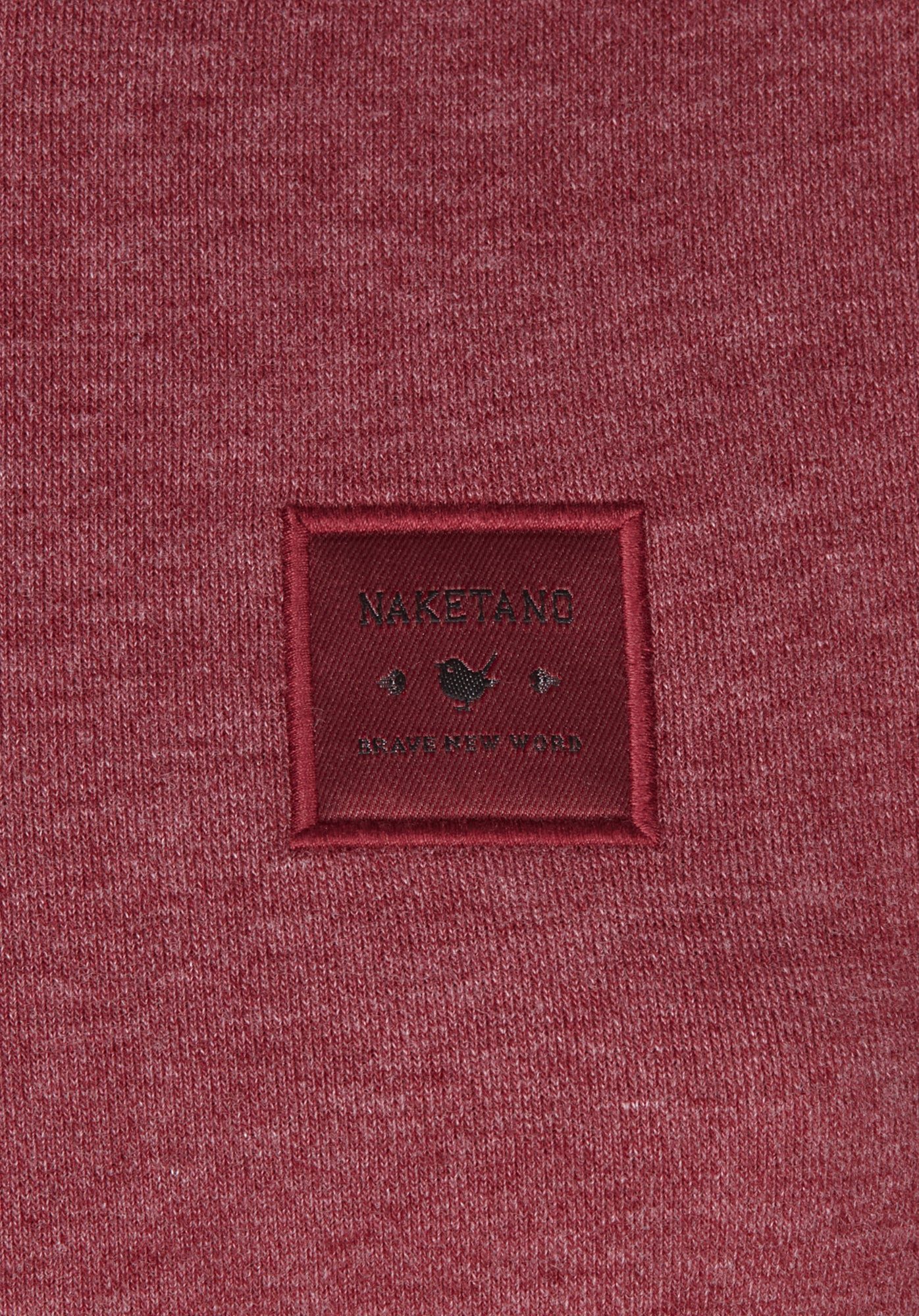 naketano Hoodie Kapuzenpullover Baumwolle, weich, Kapuze, Kängurutasche, Streetwear (Spar-Set, Lieblingsstück) Hoodie, weiche Sweatware, Rippbündchen, Kängurutasche, Loungewear