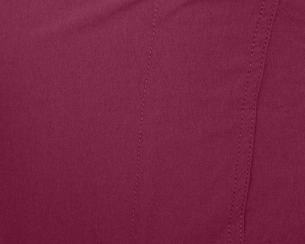 Bergson Outdoorhose Pflaumen pflegeleicht, Wanderhose, vielseitig, HYDRYS Damen Normalgrößen, rot