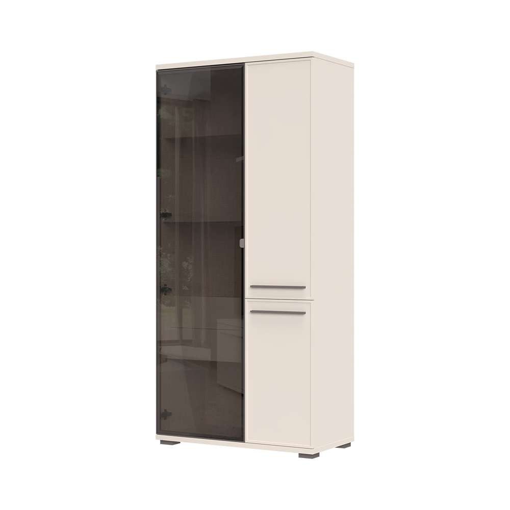 OTTO home Vitrine Opera, Showcase mit Parsol-Sicherheitsglas im modernen Look UV lackiert, Soft Close Funktion, Höhenverstellbare Füße