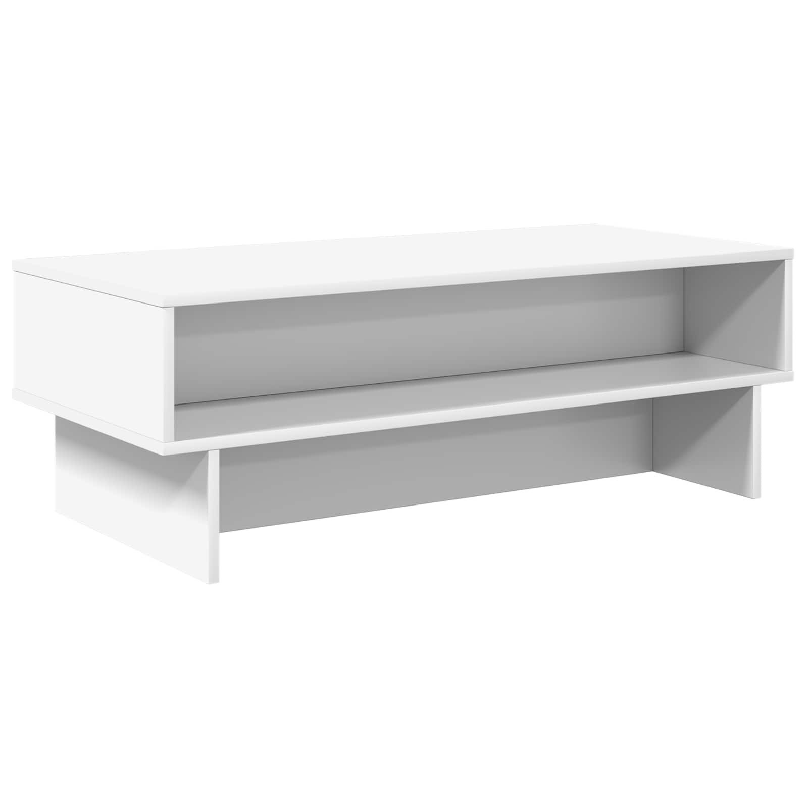 Couchtisch Couchtisch Weiß 100 x 46 x 35 cm Holzwerkstoff