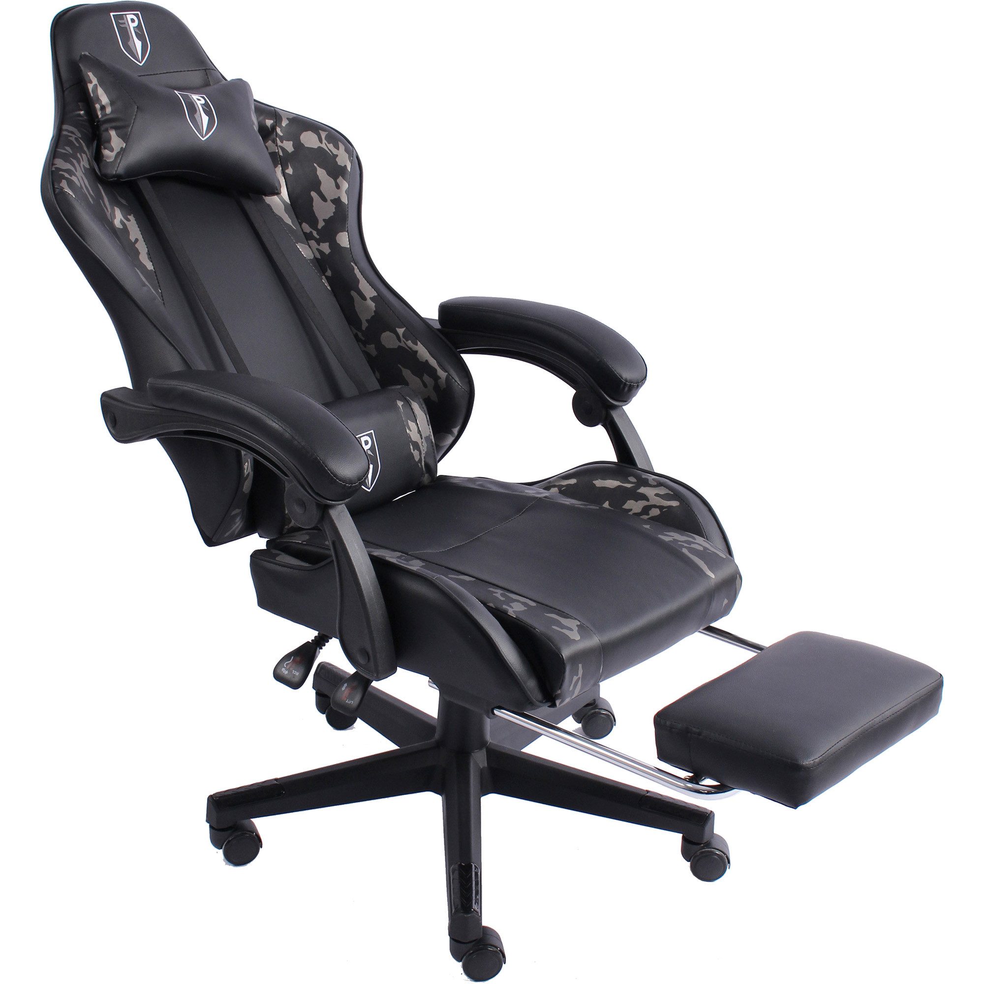 TRISENS Gaming-Stuhl Gaming-Stuhl Arijus Chefsessel mit Fußstütze im Racing günstig online kaufen