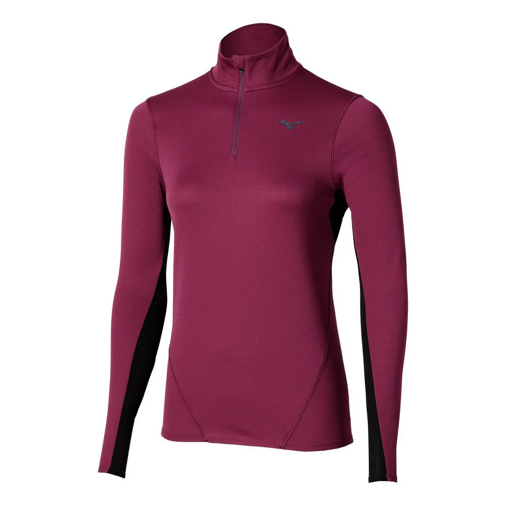 Mizuno Laufshirt Tech Thermal Charge Half Zip Longsleeve