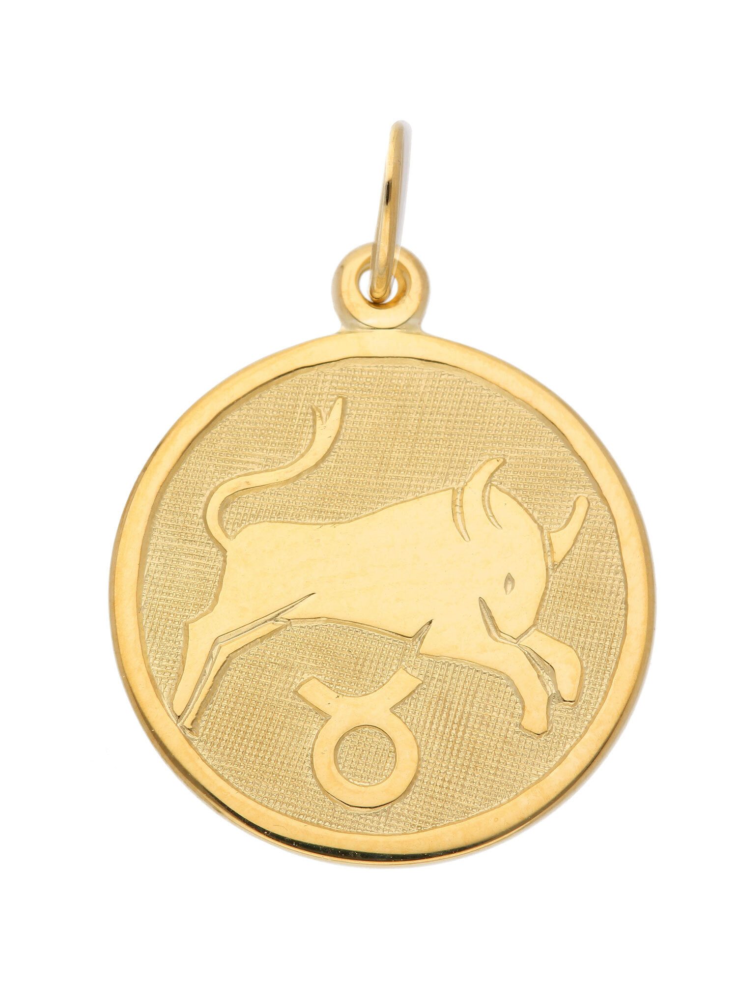 Kettenanhänger 333 Gold Sternzeichen Anhänger Stier