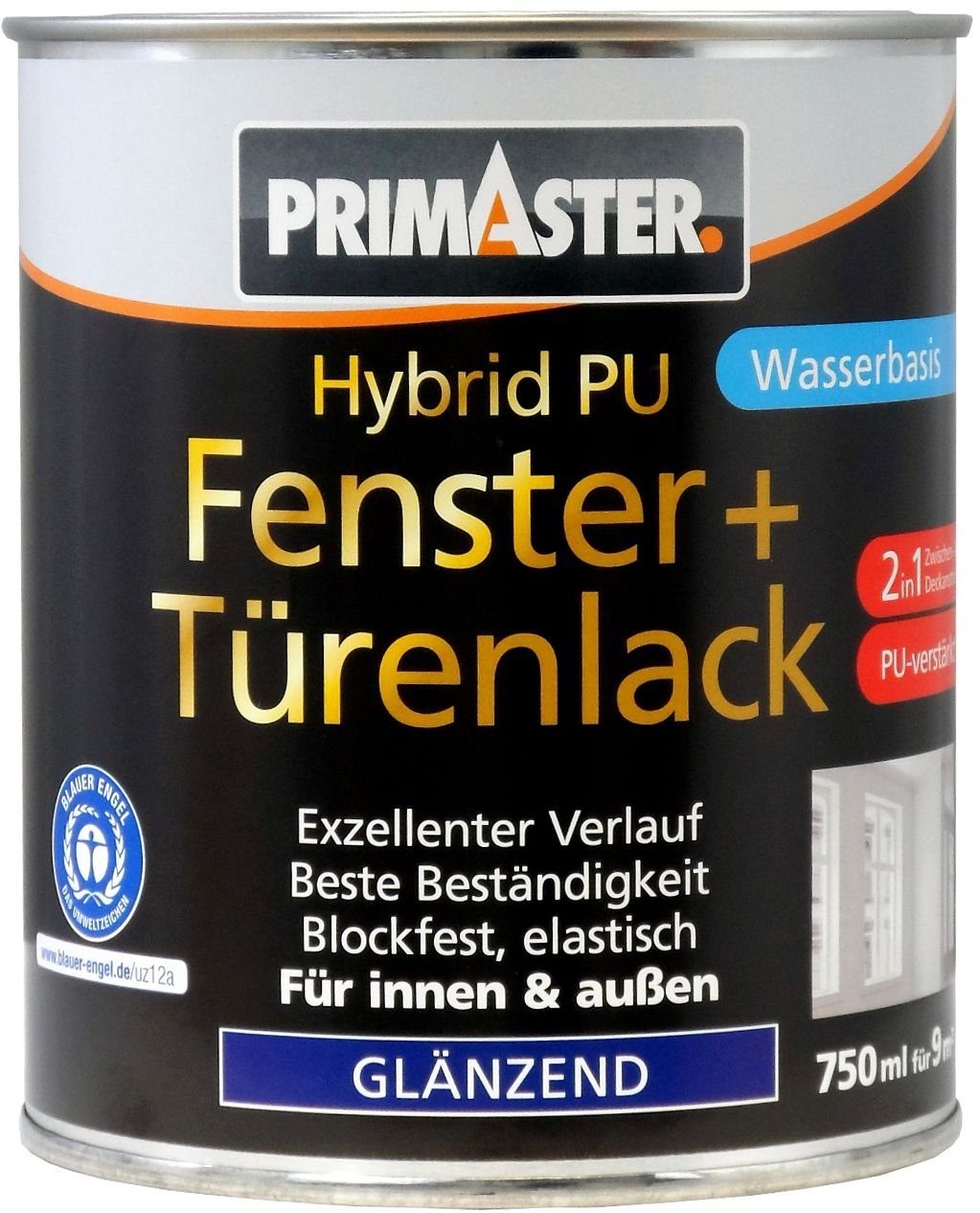 Primaster Lack Primaster Hybrid-PU Fenster- u. Türenlack 750 ml