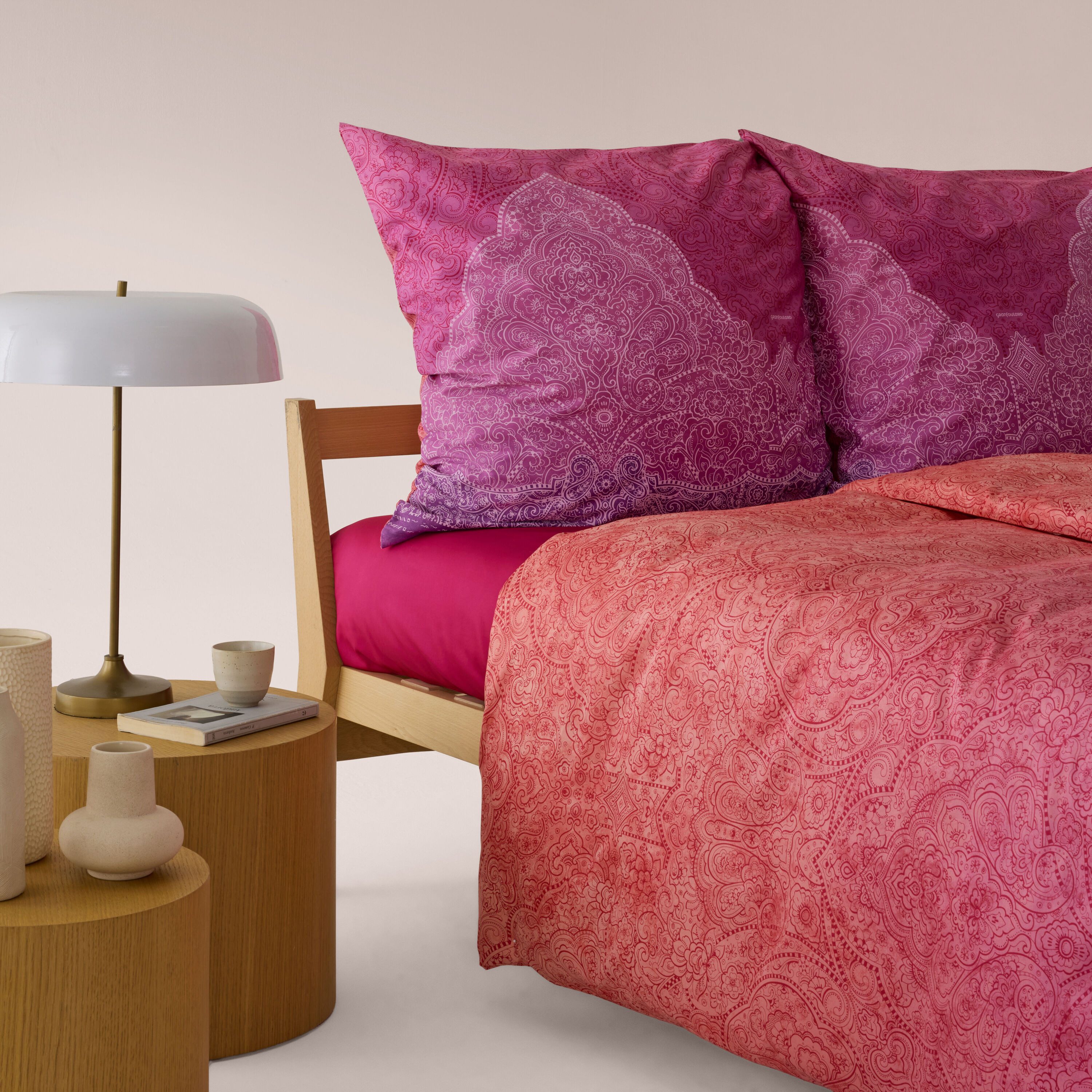 Bassetti Bettwäsche DOLCEACQUA, Satin, 1 teilig, aus reinem Baumwollsatin