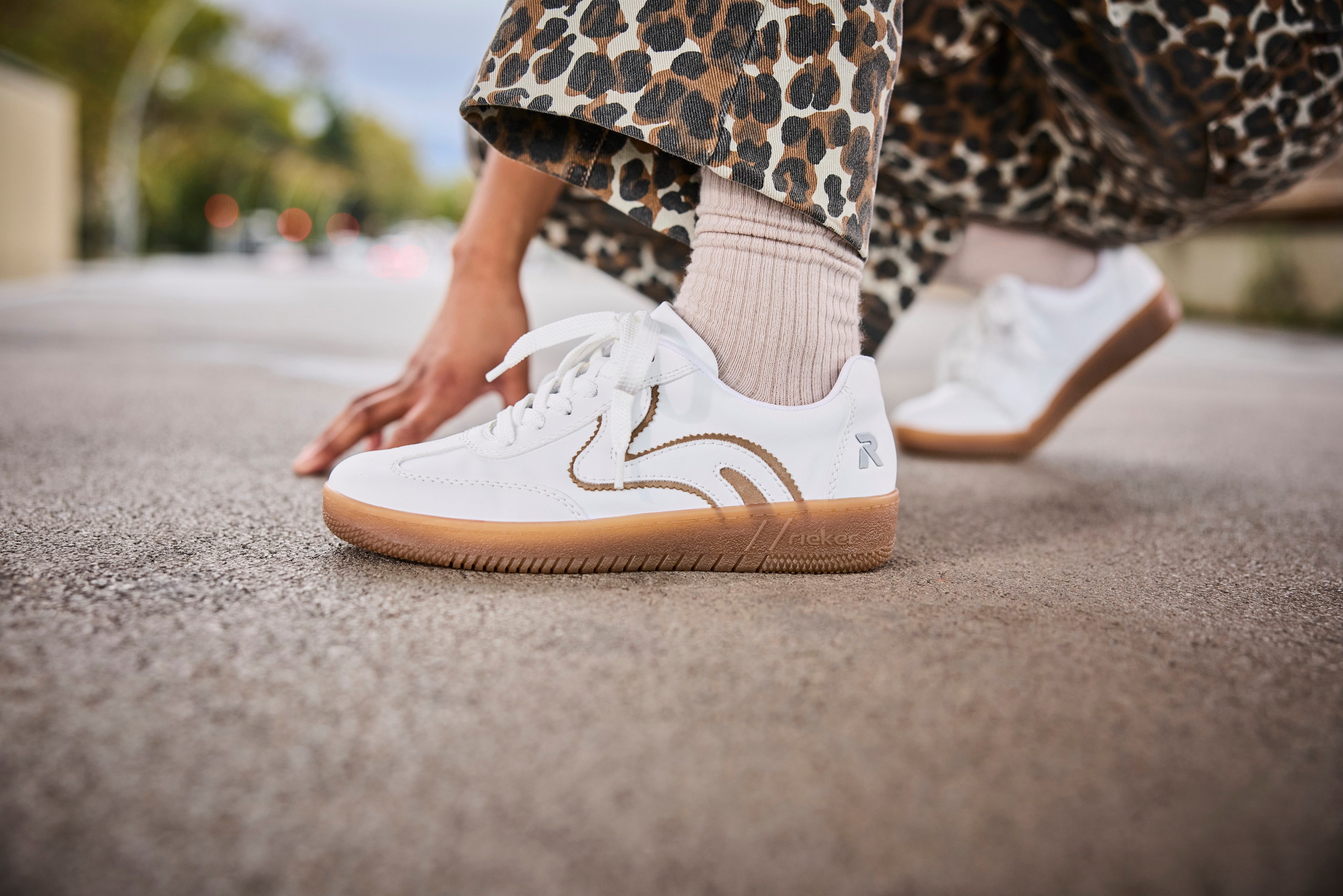 RIEKER Sport Plateausneaker, Freizeitschuh, Halbschuh, Schnürschuh günstig online kaufen