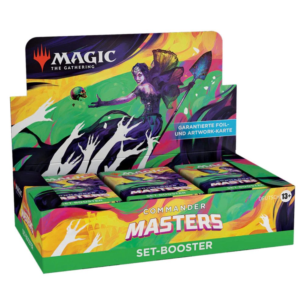 Wizards of the Coast Sammelkarte Commander Masters Set-Booster Display (24 Booster) DE