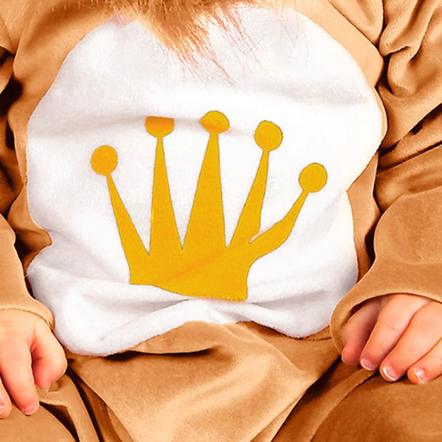 Widmann S.r.l. Kostüm Baby Tierkostüm 'Löwen König', Braun - Kleinkindk