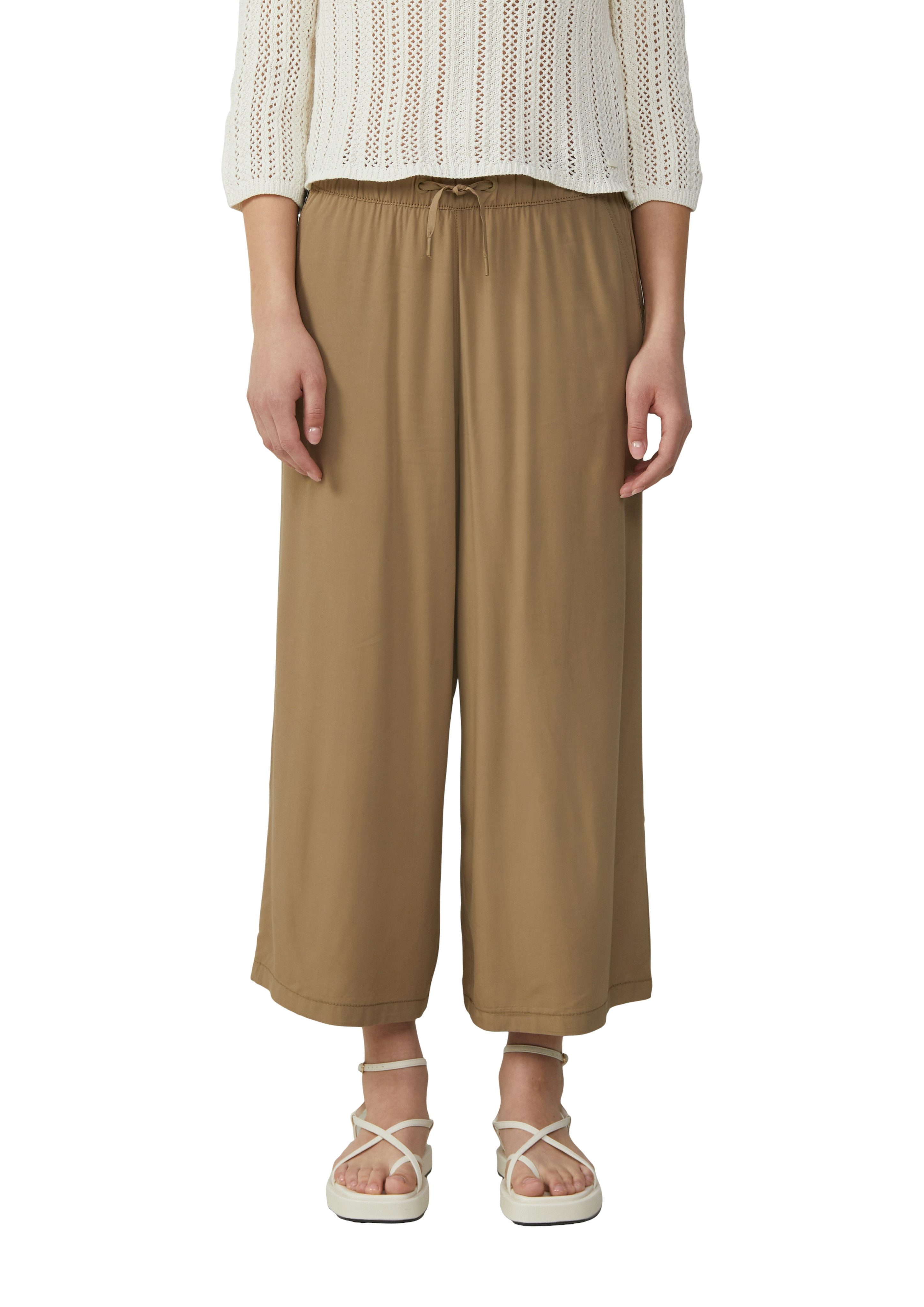 QS Culotte Sommerhose mit elastischem Bund und Tunnelzug günstig online kaufen