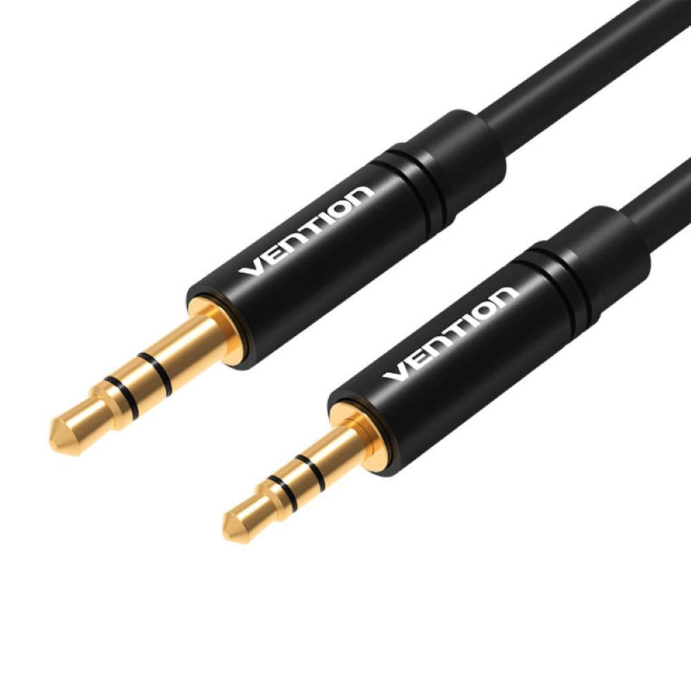 VENTION Kabel - Audiokabel Miniklinke 3,5mm auf 2,5mm 1,5m lang (schwarz) Audio-Kabel