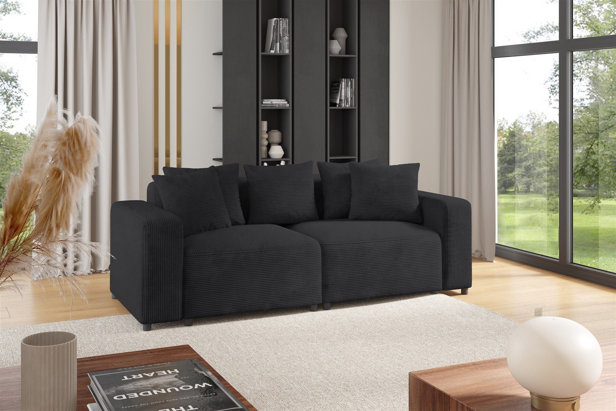 Fun Möbel 2-Sitzer Sofa Designersofa MEGAN günstig online kaufen