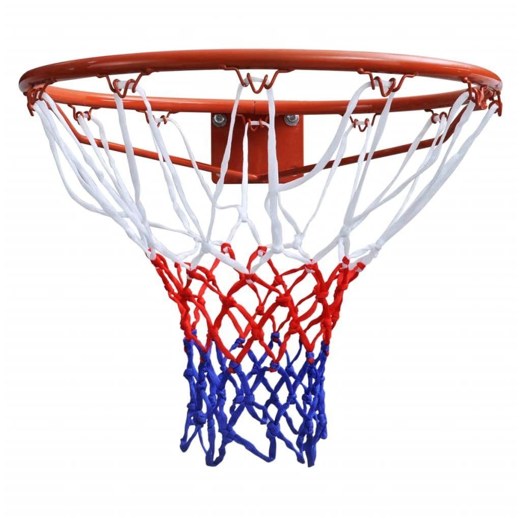vidaXL Basketballkorb 45 cm Basketballkorb-Set Hangring mit Netz Orange 45 cm