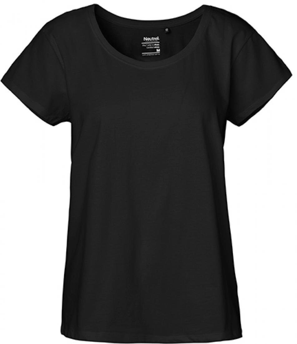 Neutral Rundhalsshirt Damen Loose Fit T-Shirt günstig online kaufen