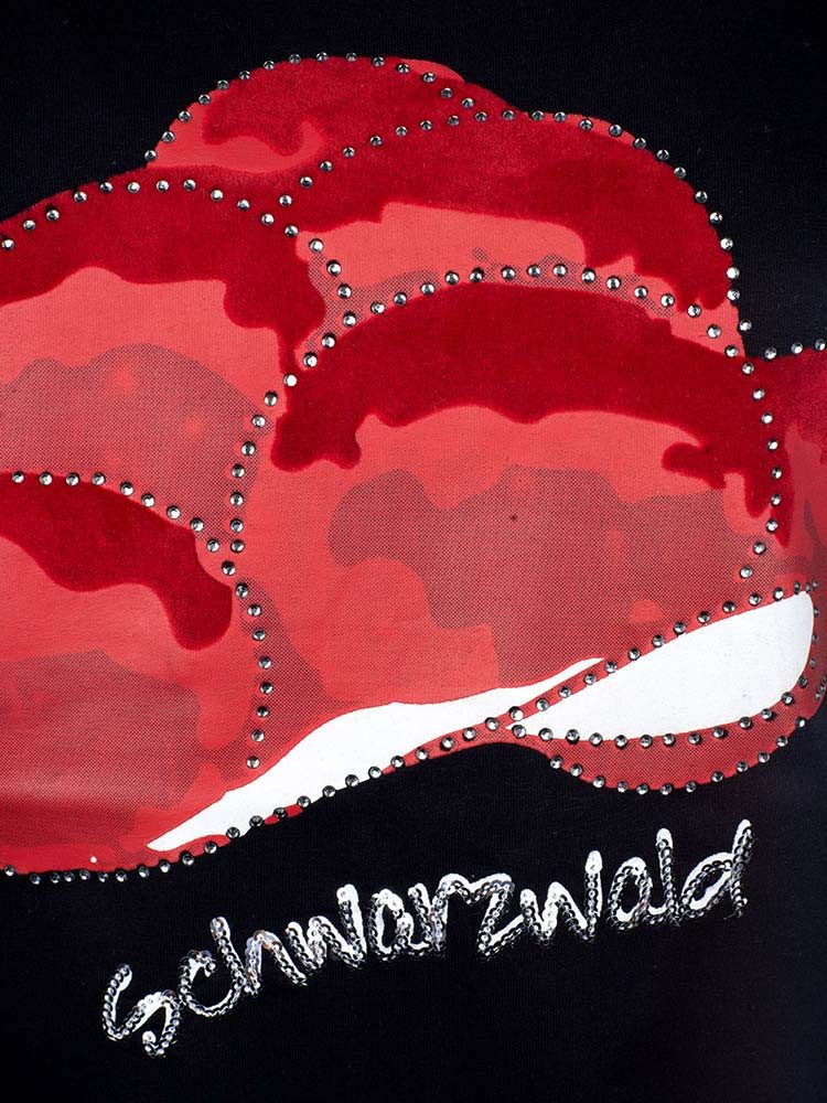 Hangowear T-Shirt T-Shirt Schwarzwald Engel schwarz