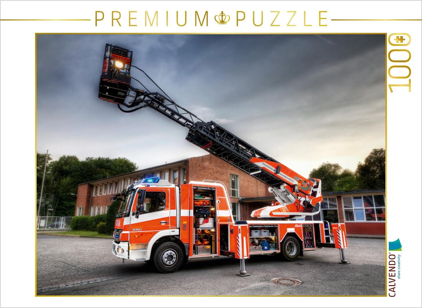 CALVENDO Puzzle CALVENDO Puzzle Turntable Ladder (DLK), 1000 pieces, finished size 25, 1000 Puzzleteile