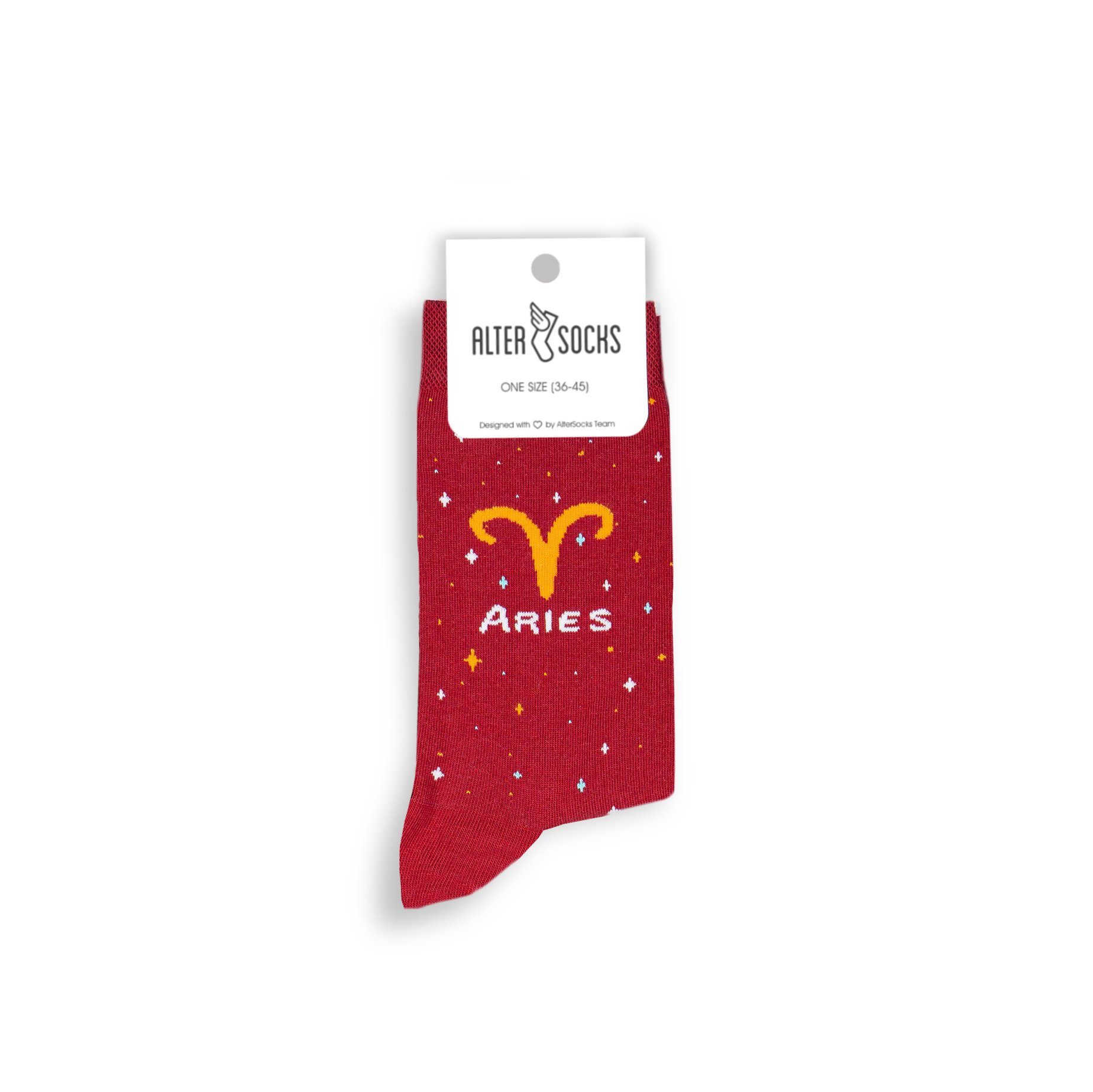 AlterSocks Freizeitsocken Lustige Socken Sternzeichen Socken Geschenk Unisex Einheitsgröße (1 Paar)