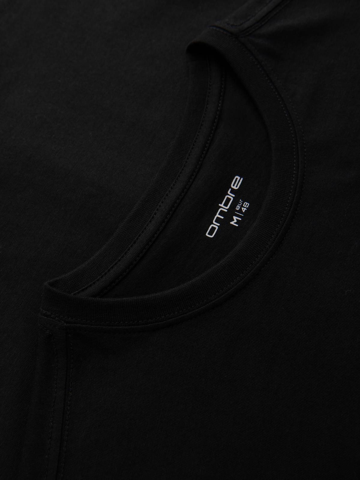 Print-Shirt T-Shirt mit Stickerei auf der Brust
