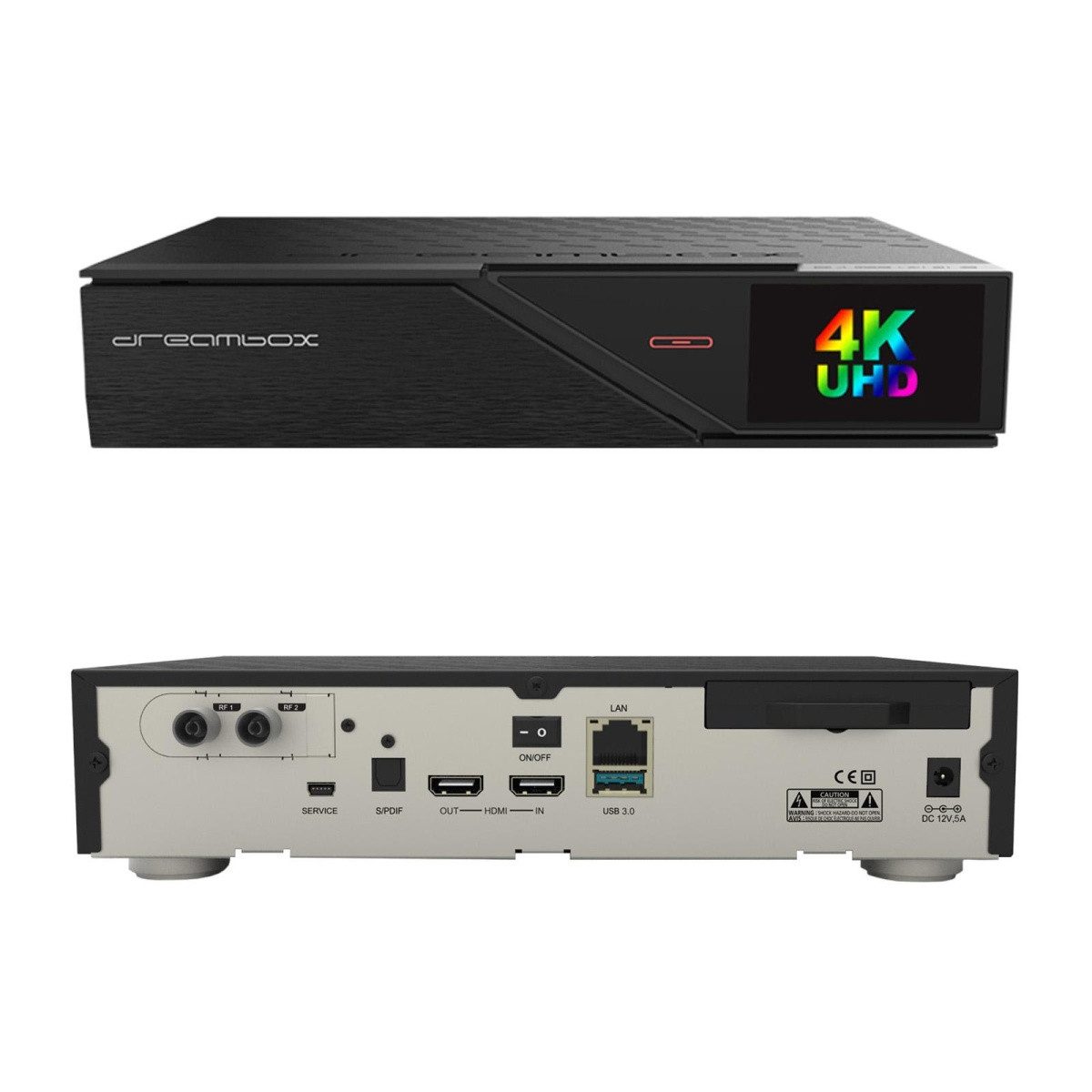 Dreambox DM900 RC20 UHD 4K E2 Linux PVR 1xDVB-C/T2 Twin Kabel-Receiver