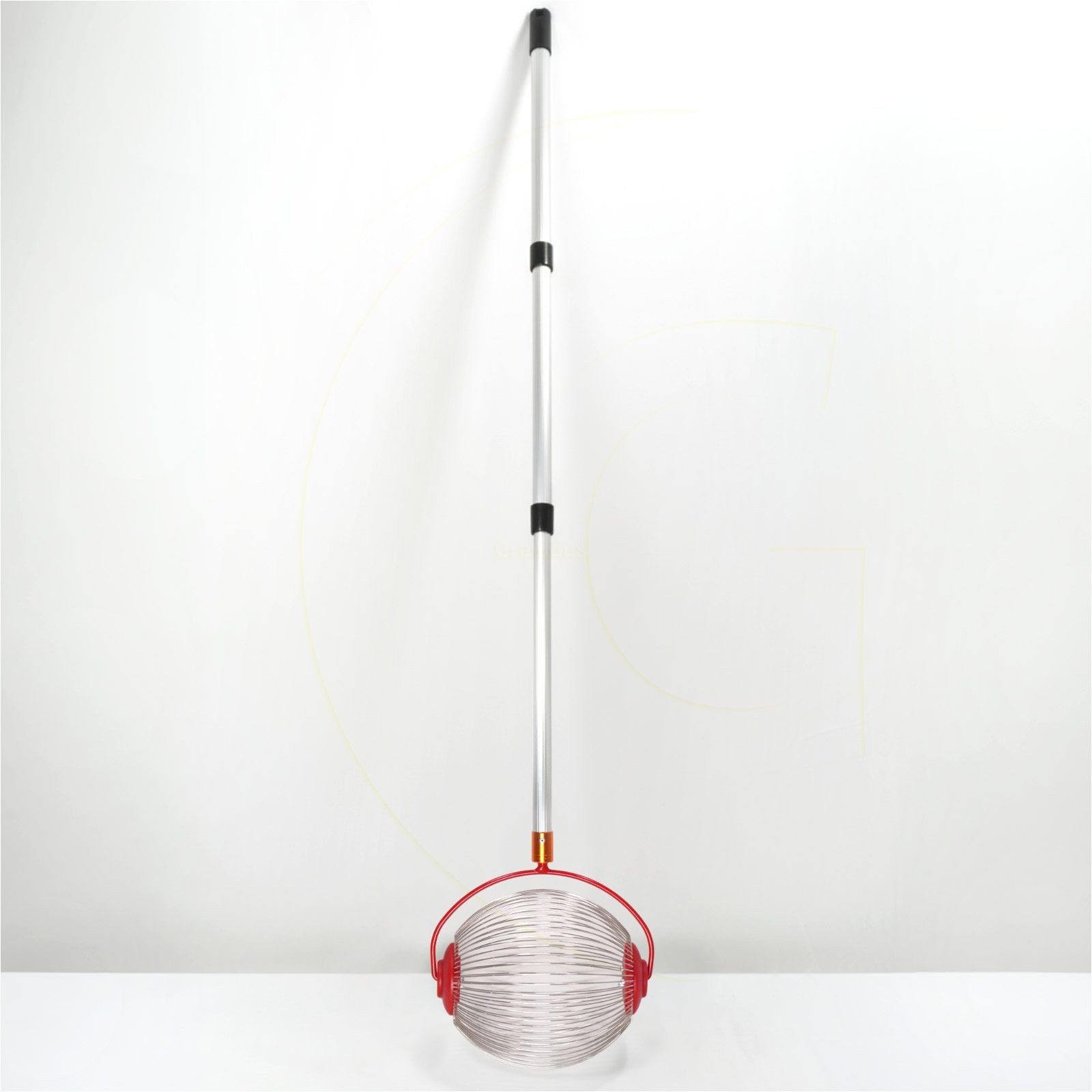 Gravidus Rollsammler Rollsammler Ø22 cm mit Teleskopstiel 52–120 cm Obstsammler Nusssammler