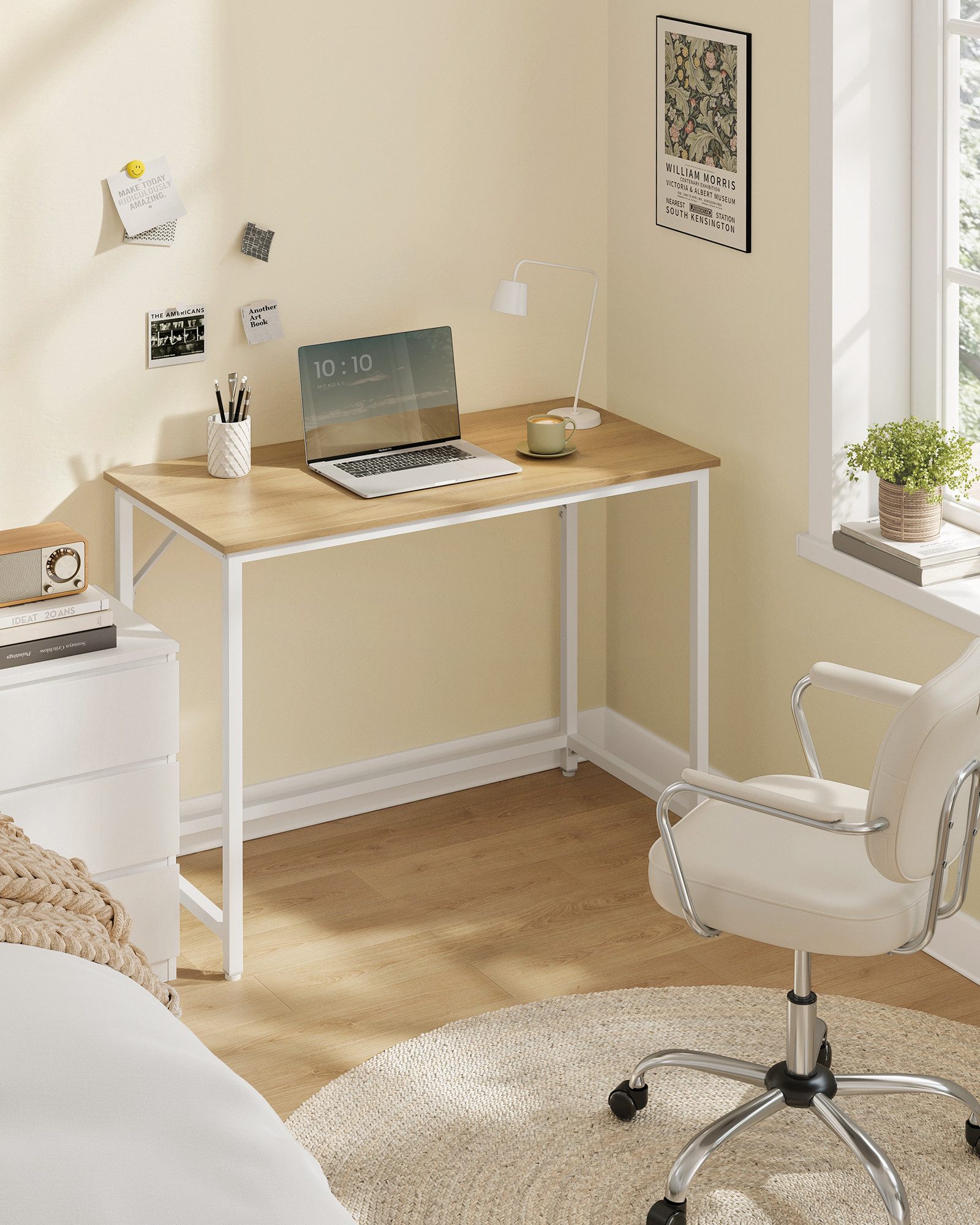 VASAGLE Schreibtisch Computertisch, Bürotisch, 80/100/120/135/160 cm, günstig online kaufen