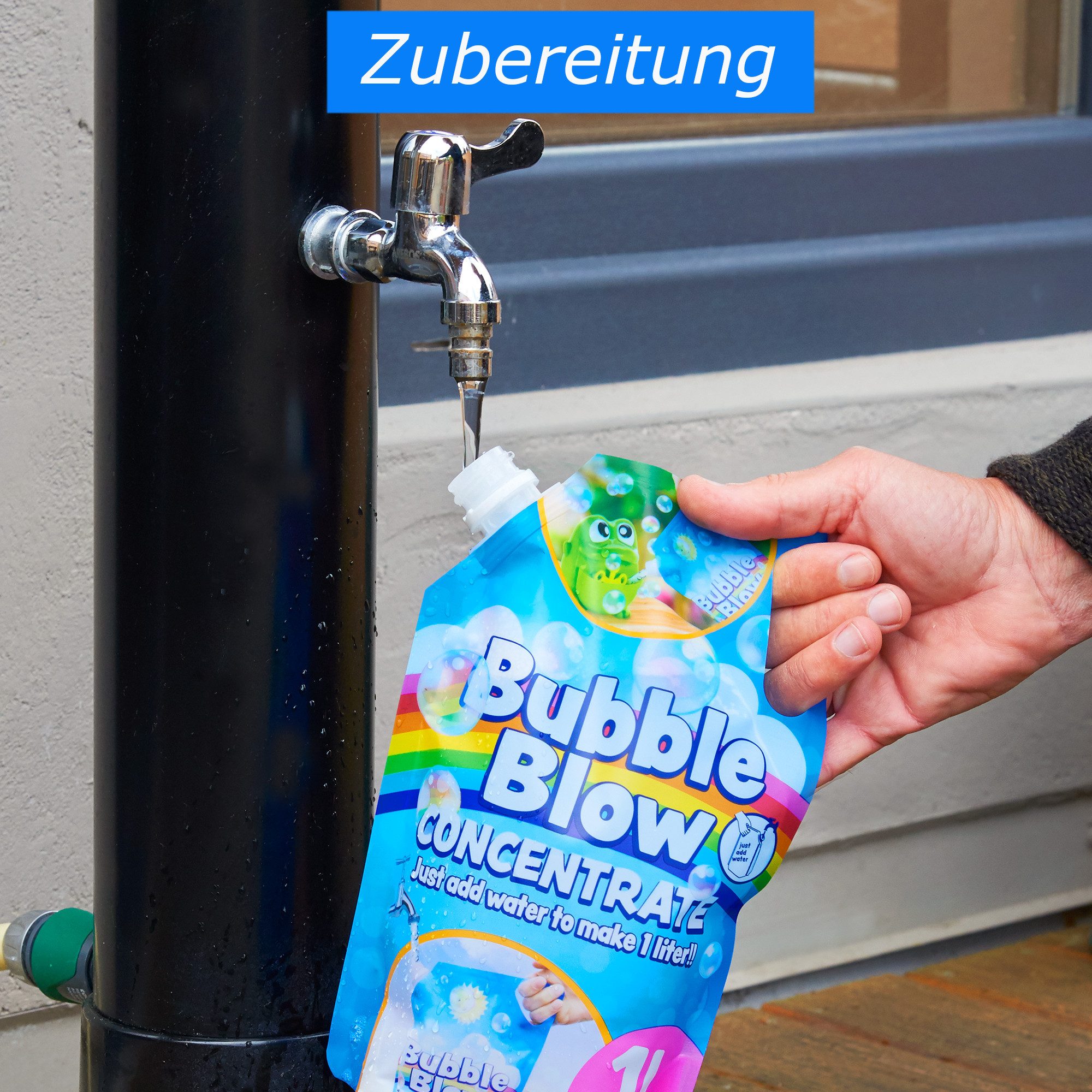Smart-Planet Seifenblasenspielzeug Seifenblasen Konzentrat für 3L Flüssigkeit selber mischen, Zum selber Mischen, Für alle Seifenblasenprodukte