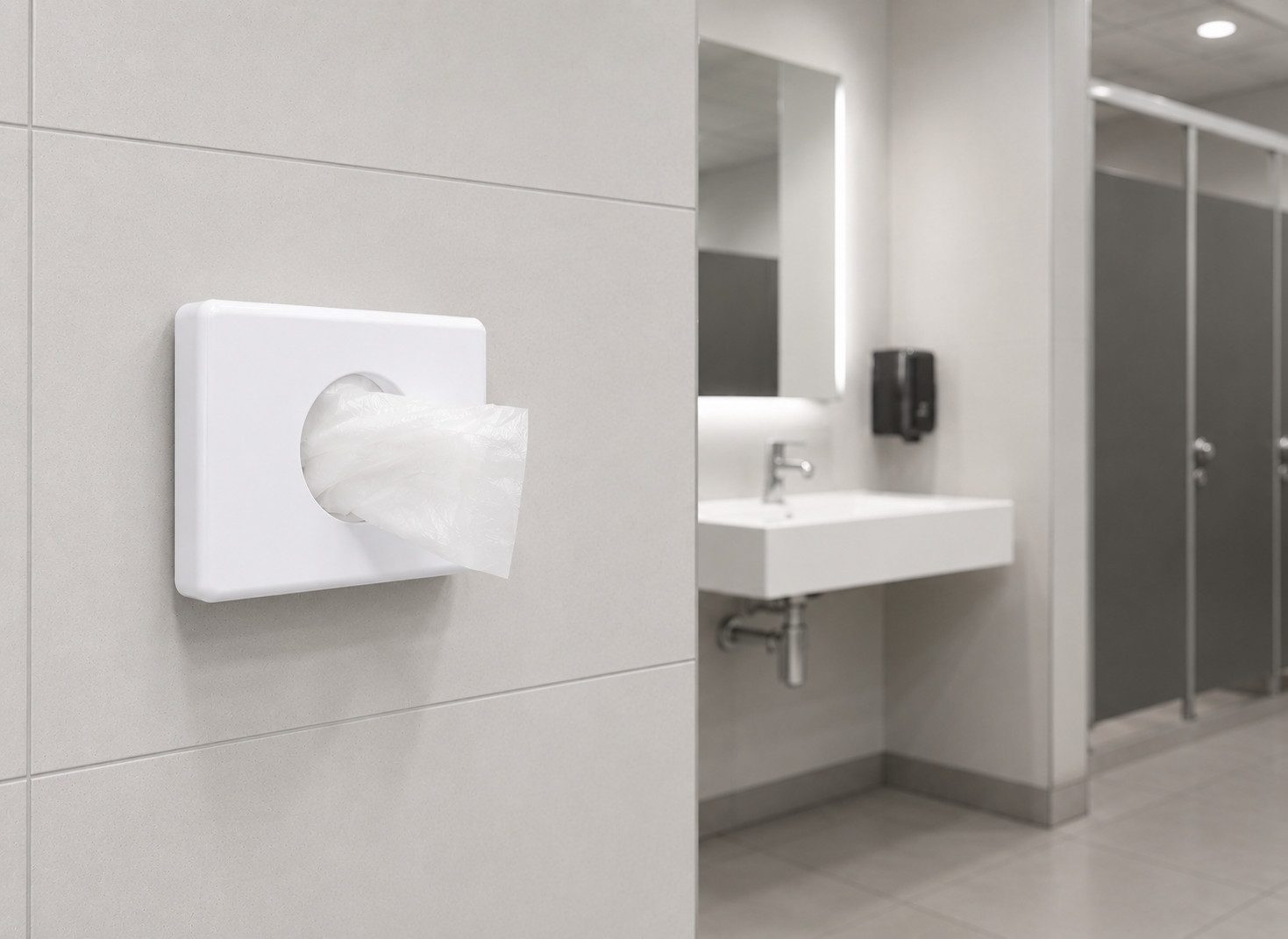 Medi-Inn CLASSIC Hygienebeutelspender Hygienebeutelspender, Spender für Hygienebeutel, Hygienebeutelbox, (1-tlg)