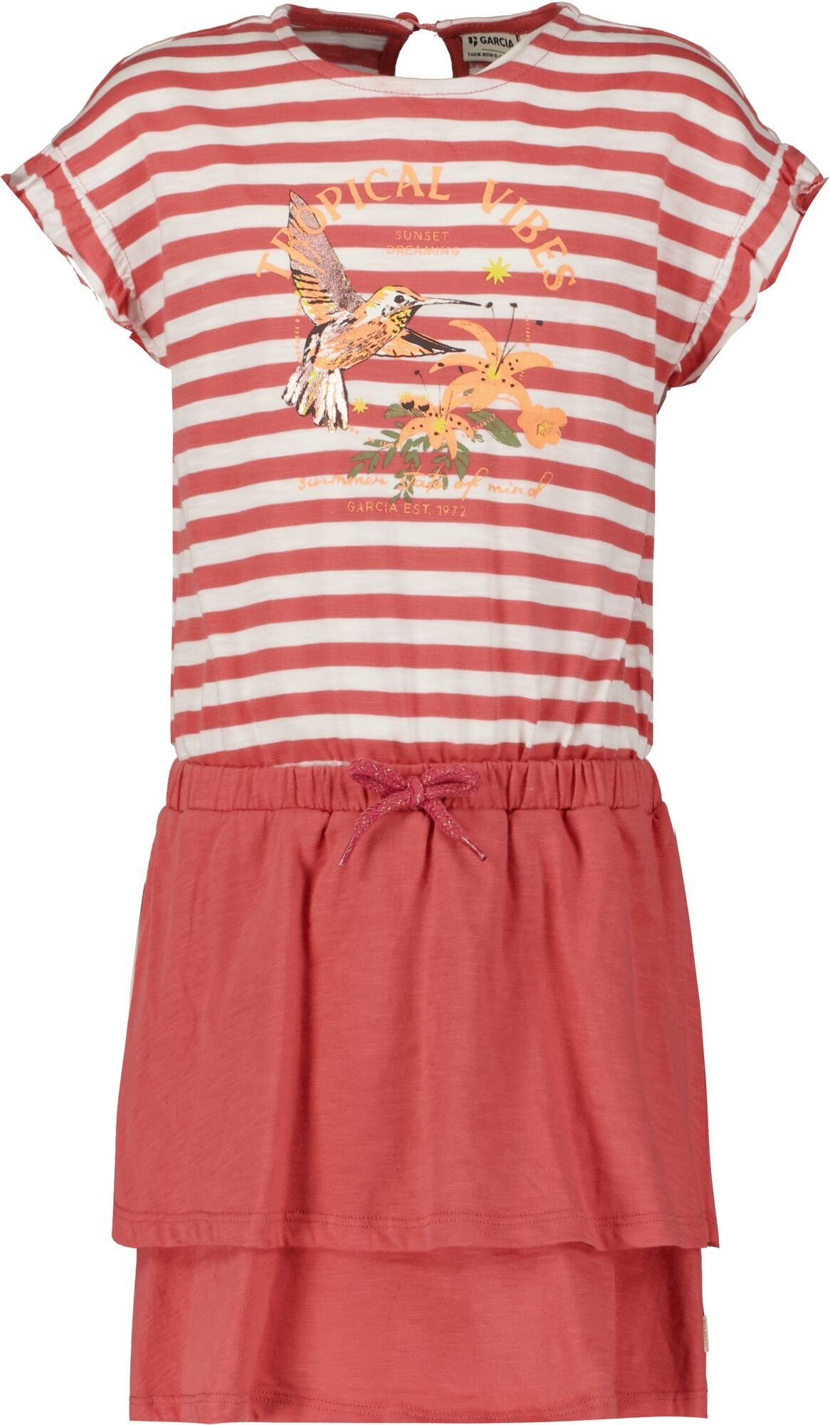 Garcia Sommerkleid mit Volants und Print