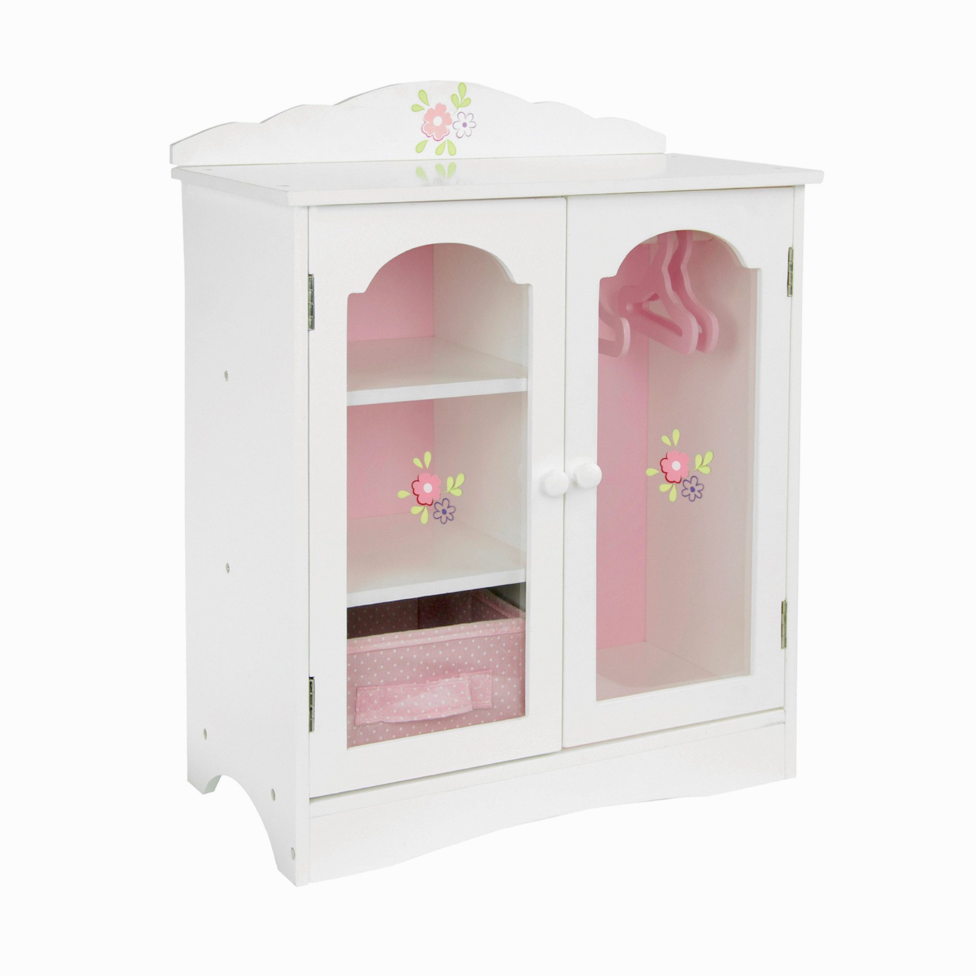TEAMSON™ KIDS    Puppenmöbel Flora’s Tiny Flowers Puppenschrank mit Regal, günstig online kaufen
