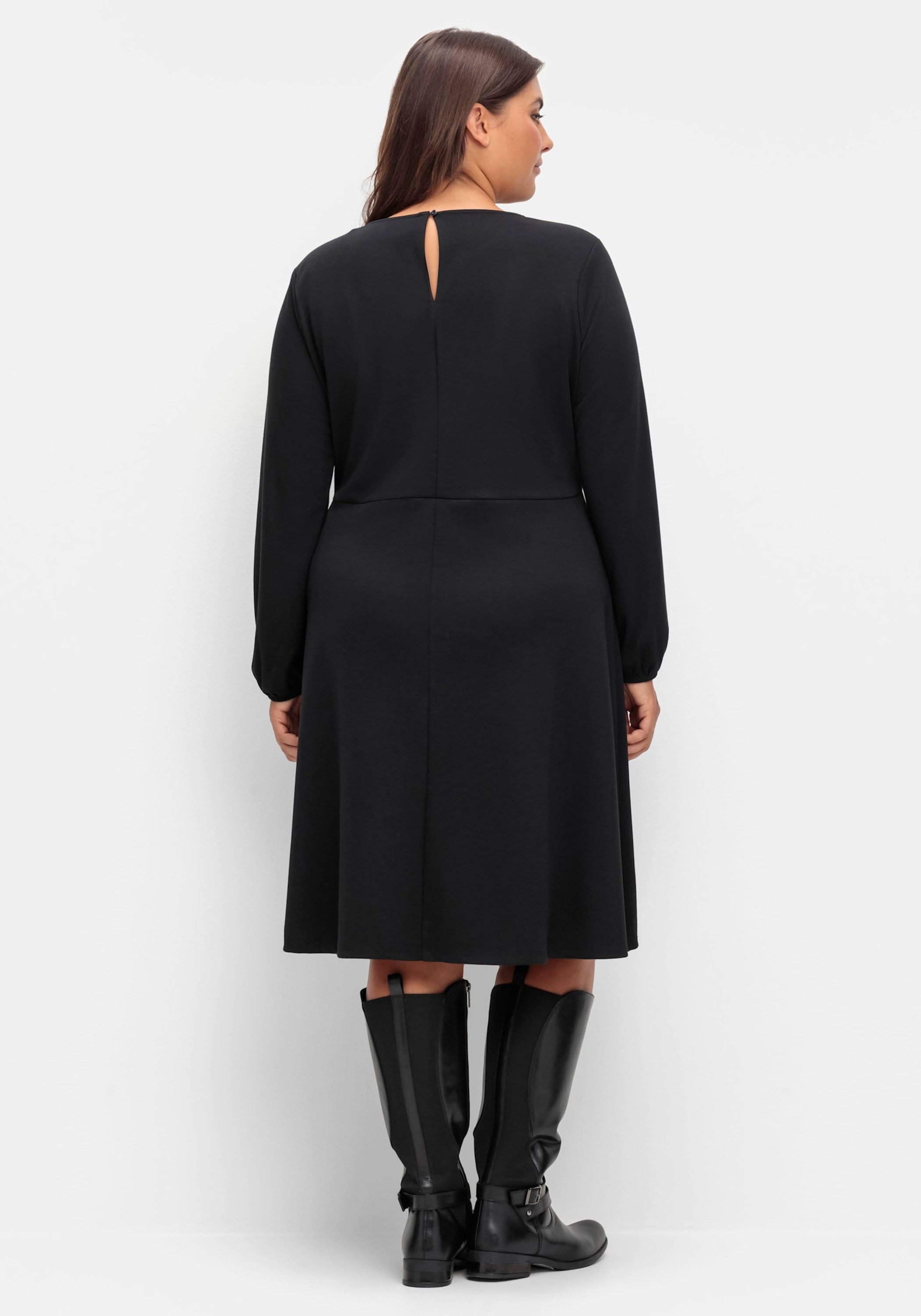 Sieh an! Etuikleid Kleid Langarm