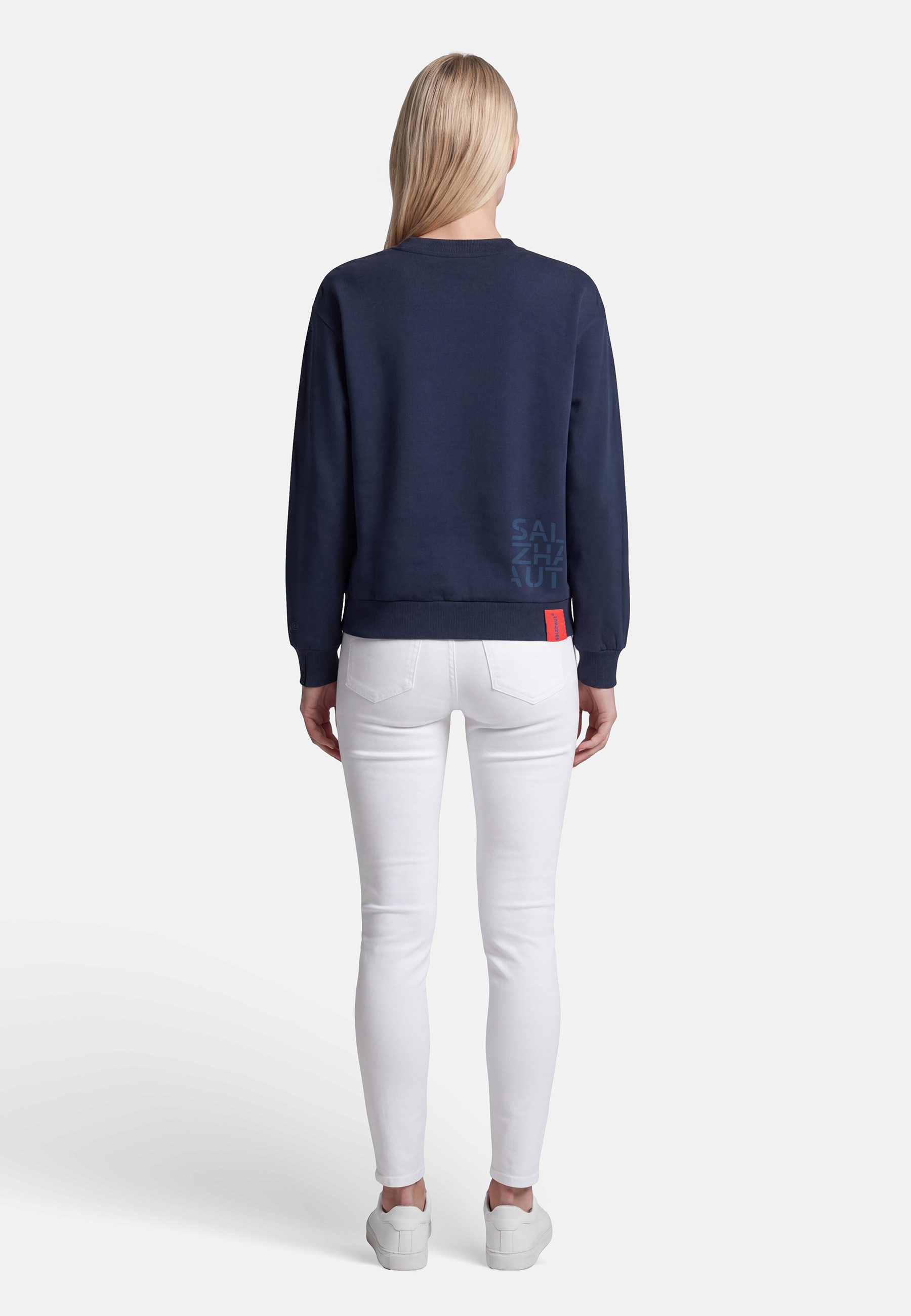 salzhaut Longpullover AGEWEREN Damen Relaxed-Fit salzhaut – nordisch frisch, lässig und frech für jeden Tag! – Bild 5 von 5