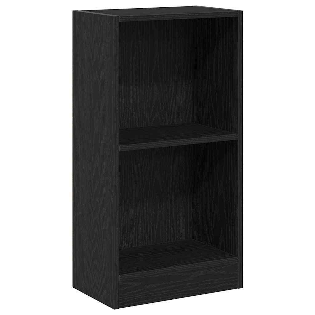 vidaXL Bücherregal Bücherregal Schwarz Eichen-Optik 40x24x76 cm Holzwerkstoff, 1-tlg., Bücherregal Schwarze Eiche 40x24x76 cm Holzwerkstoff, Bücherregal