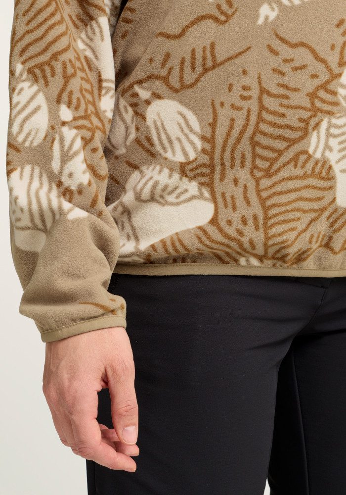Jack Wolfskin Stehkragenpullover PAW ERA 100 PRINT HZ W Fleecepullover, weich, komfortabel – Bild 5 von 5