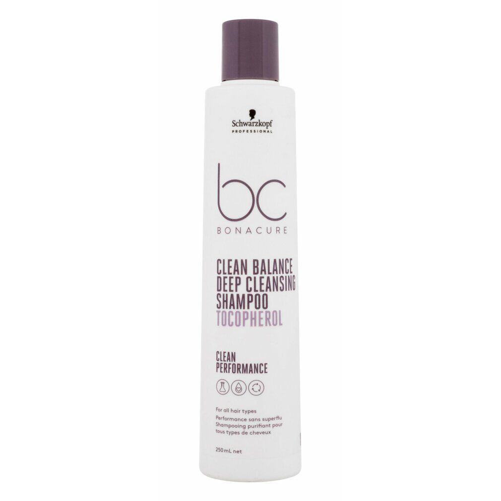Haarshampoo Bonacure Clean Balance Deep Cleansing Shampoo