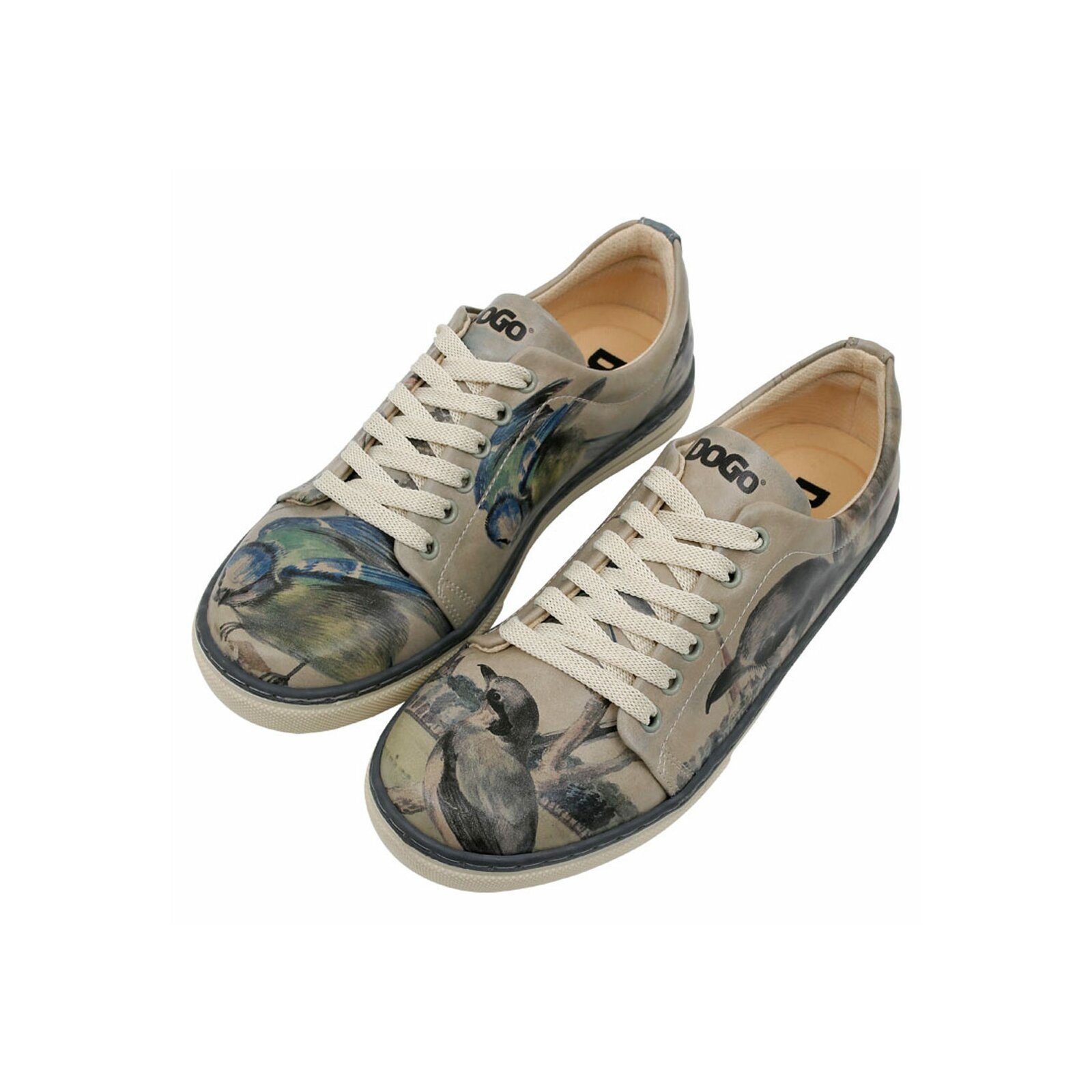 DOGO Classic Schnürsneaker Birds Of The Castle Damen Sneaker Sneaker Handge günstig online kaufen