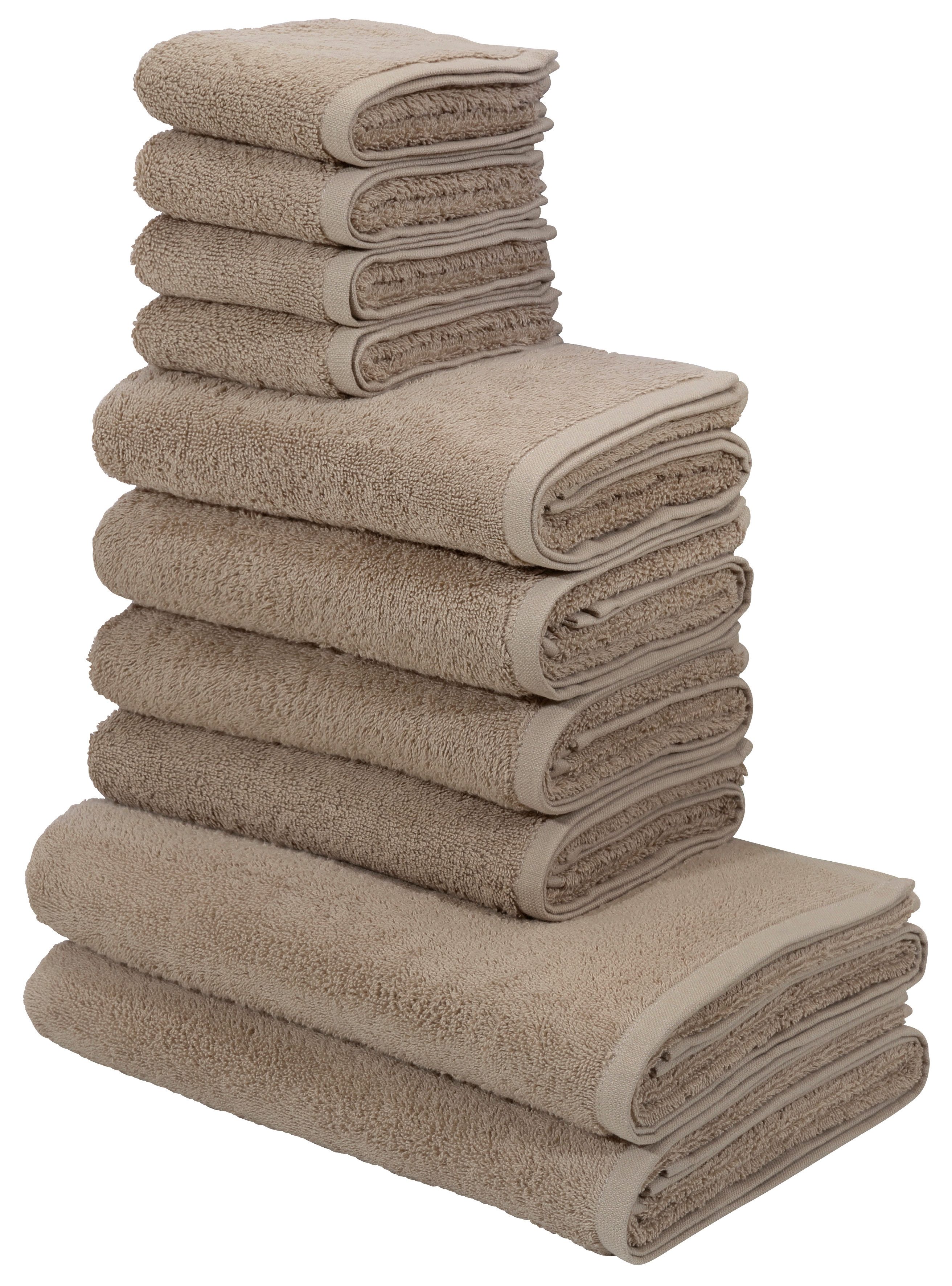 my home Handtuch Set Merida, Duschtücher, Handtücher, Gästetücher, Frottier günstig online kaufen