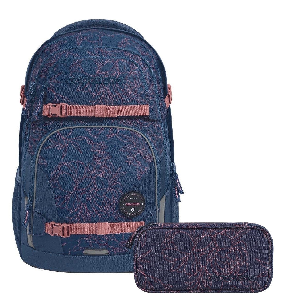 coocazoo Schulranzen Schulrucksack-Set PORTER Sweet Rose günstig online kaufen