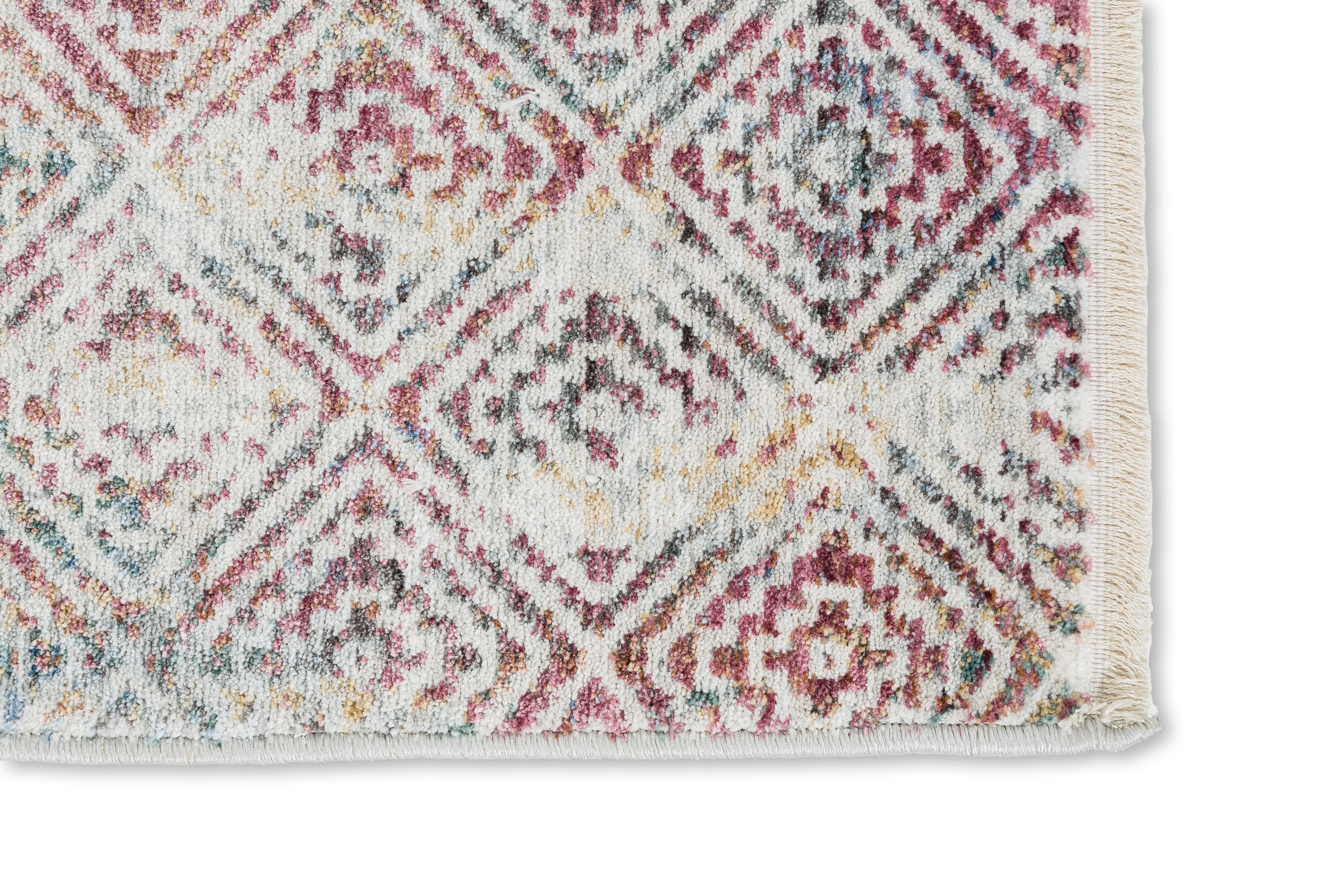 SCHÖNER WOHNEN-Kollektion Teppich Charme 242, rechteckig, Höhe: 6 mm, leichter Kurzflor, Fransen, Wohnzimmer, Schöner Wohnen Kollektion