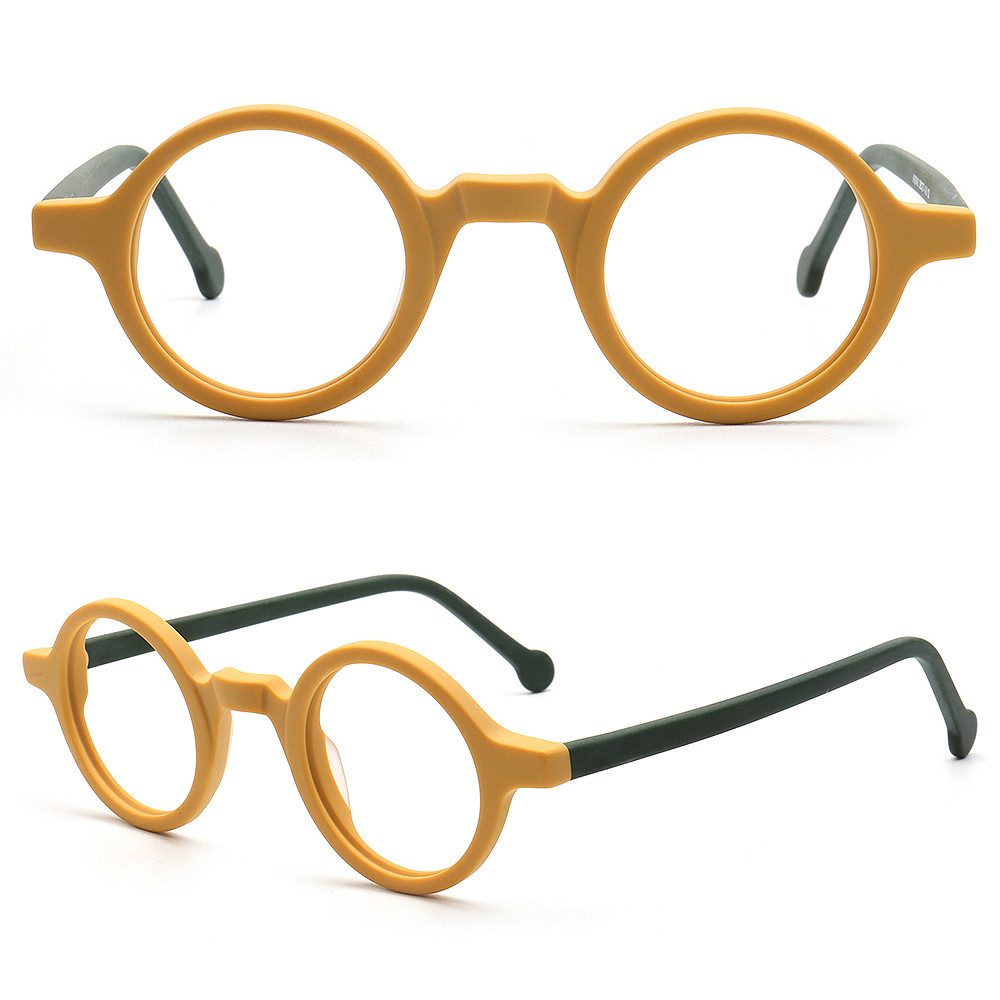 PACIEA Lesebrille Damen Herren Rundrahmen Anti Blaulicht Kompakt Mehrfarbig