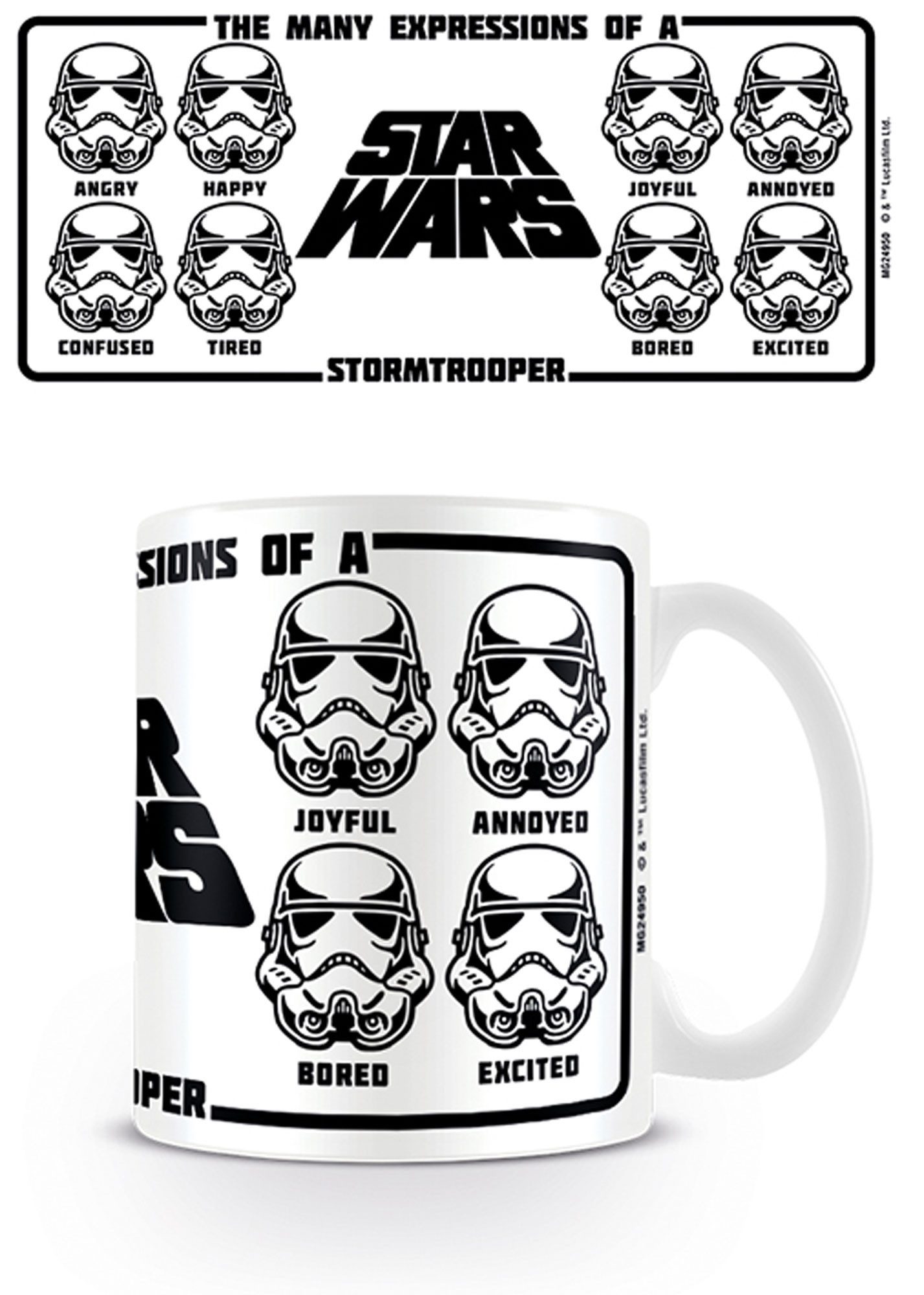 Tasse Star Wars - Lizenz Tassen - Expressions Of A Stormtrooper