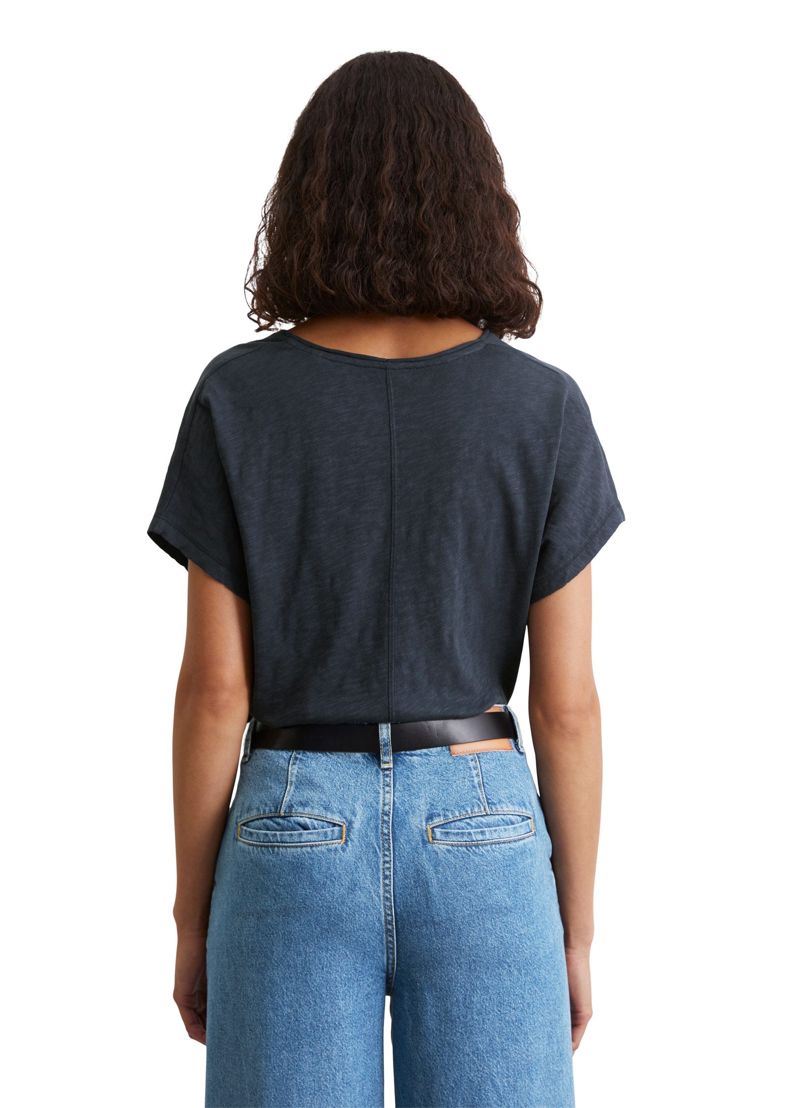 Marc O'Polo T-Shirt mit V-Ausschnitt günstig online kaufen